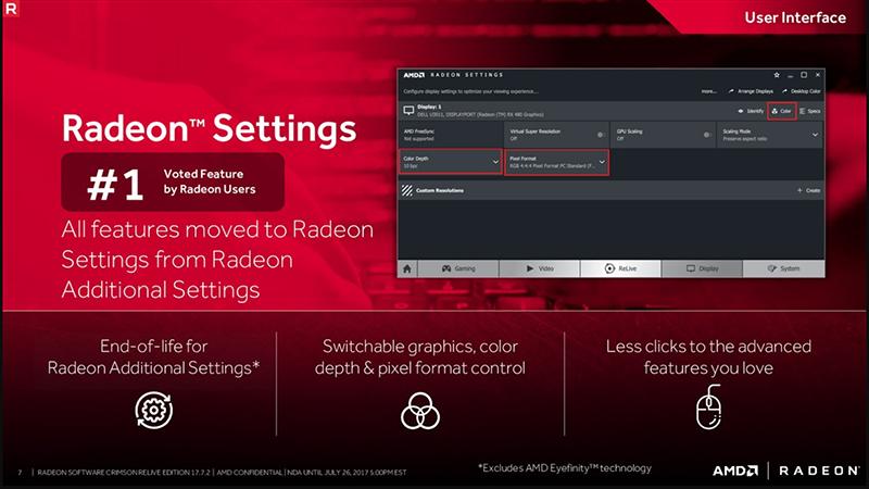 AMD Radeon Software - Chỉnh sửa cài đặt trong game