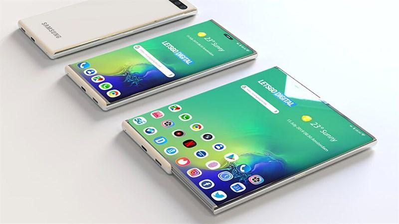 Hình ảnh rò rỉ smartphone màn hình trượt Samsung