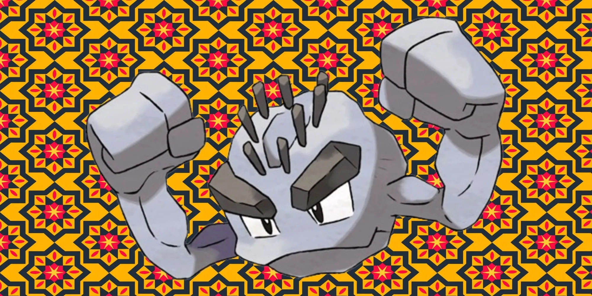 Alola Geodude hệ Đá/Điện có lông mày và tóc làm từ tinh thể sắt