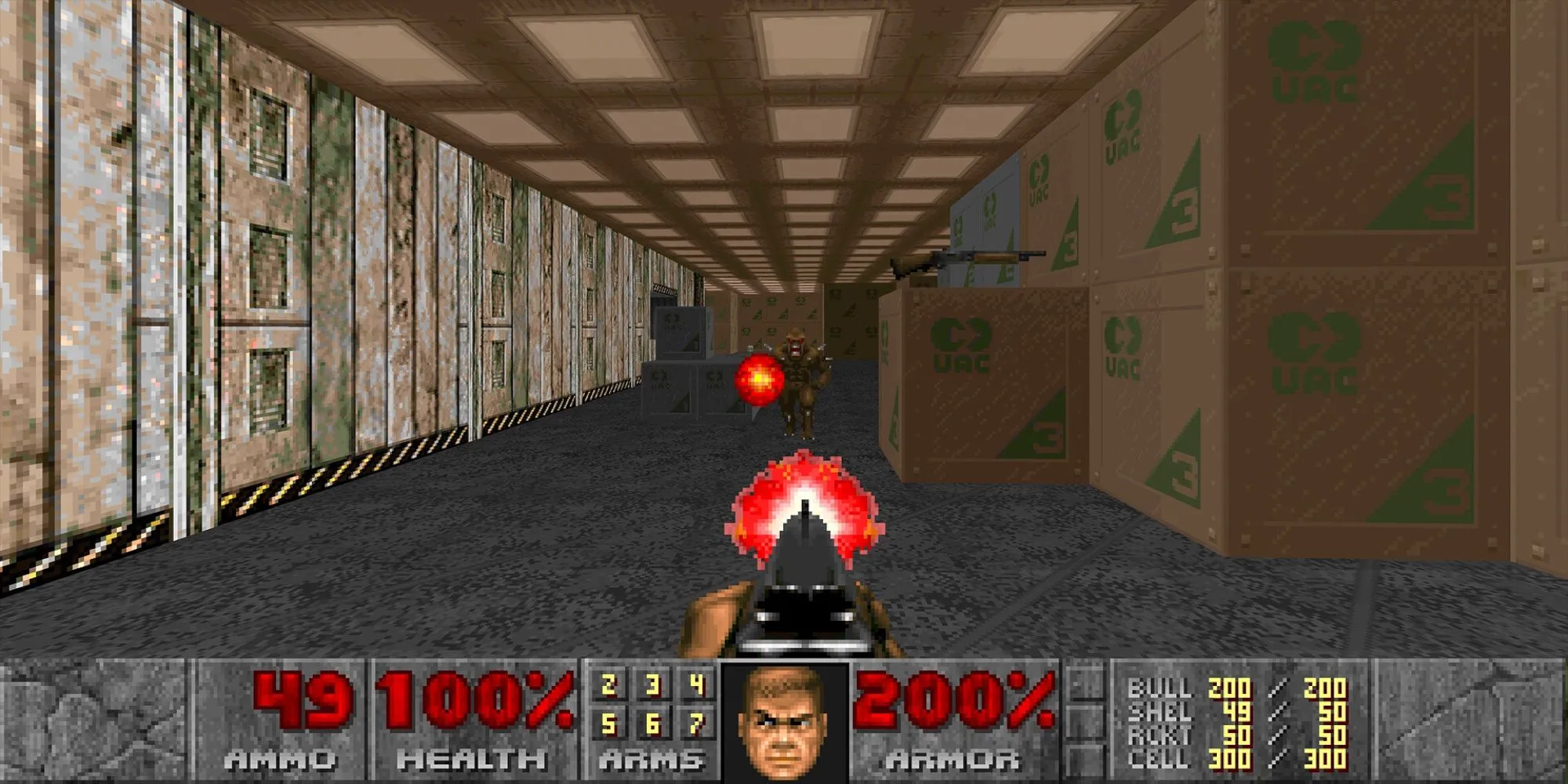 Ảnh bìa hoặc cảnh gameplay cổ điển của Doom (1993)