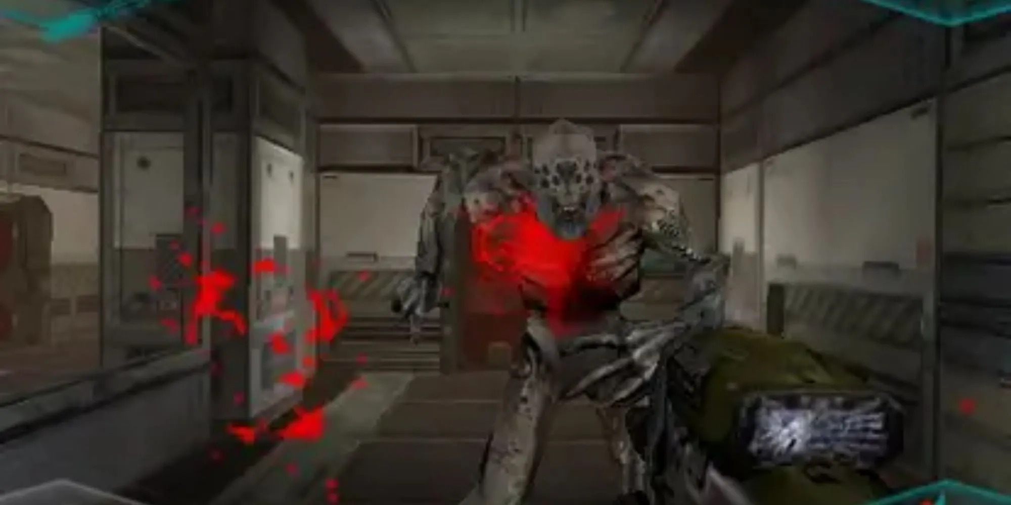 Ảnh minh họa Doom Resurrection, một game bắn súng đường ray trên di động