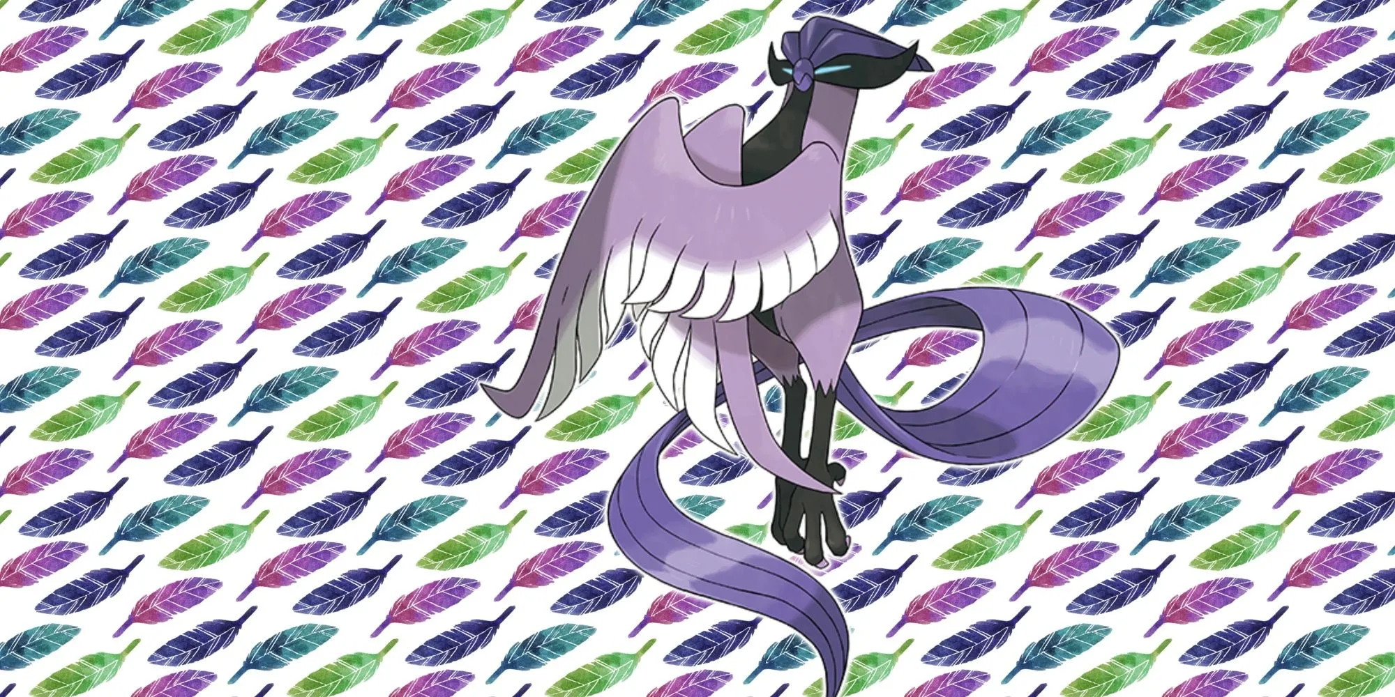 Articuno Galar với bộ lông tím và đôi mắt phát sáng đầy bí ẩn