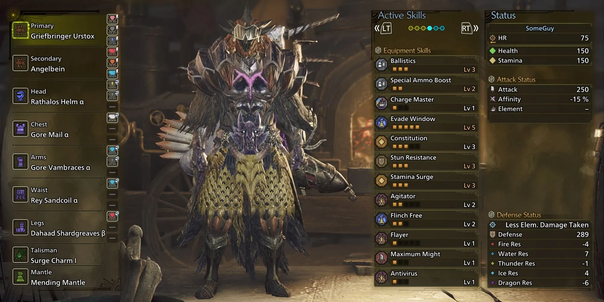 Bảng trang bị build Cung High Rank mạnh nhất Monster Hunter Wilds