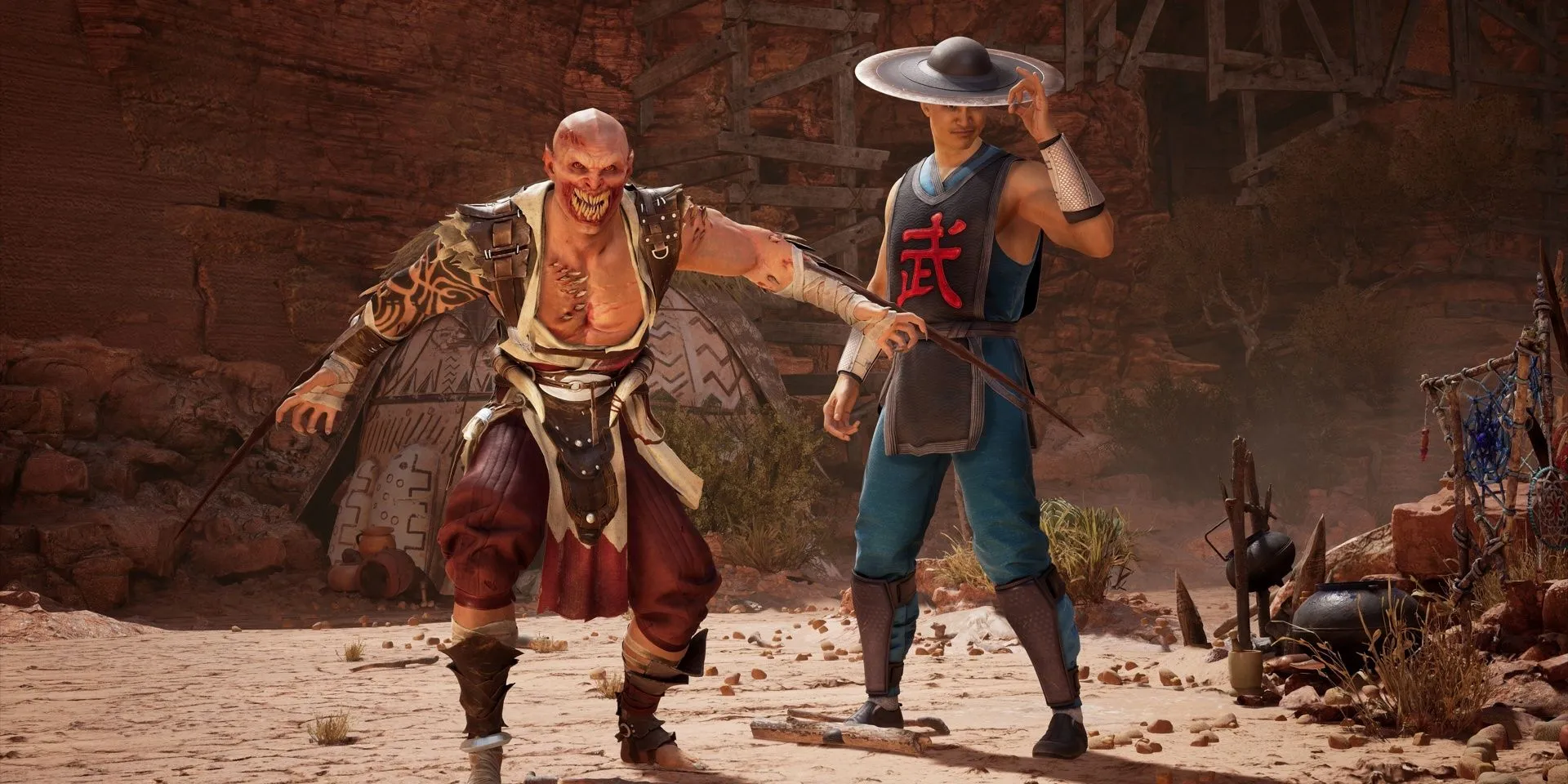 Baraka và Kung Lao trong Mortal Kombat 1, giới thiệu về căn bệnh biến đổi Tarkat