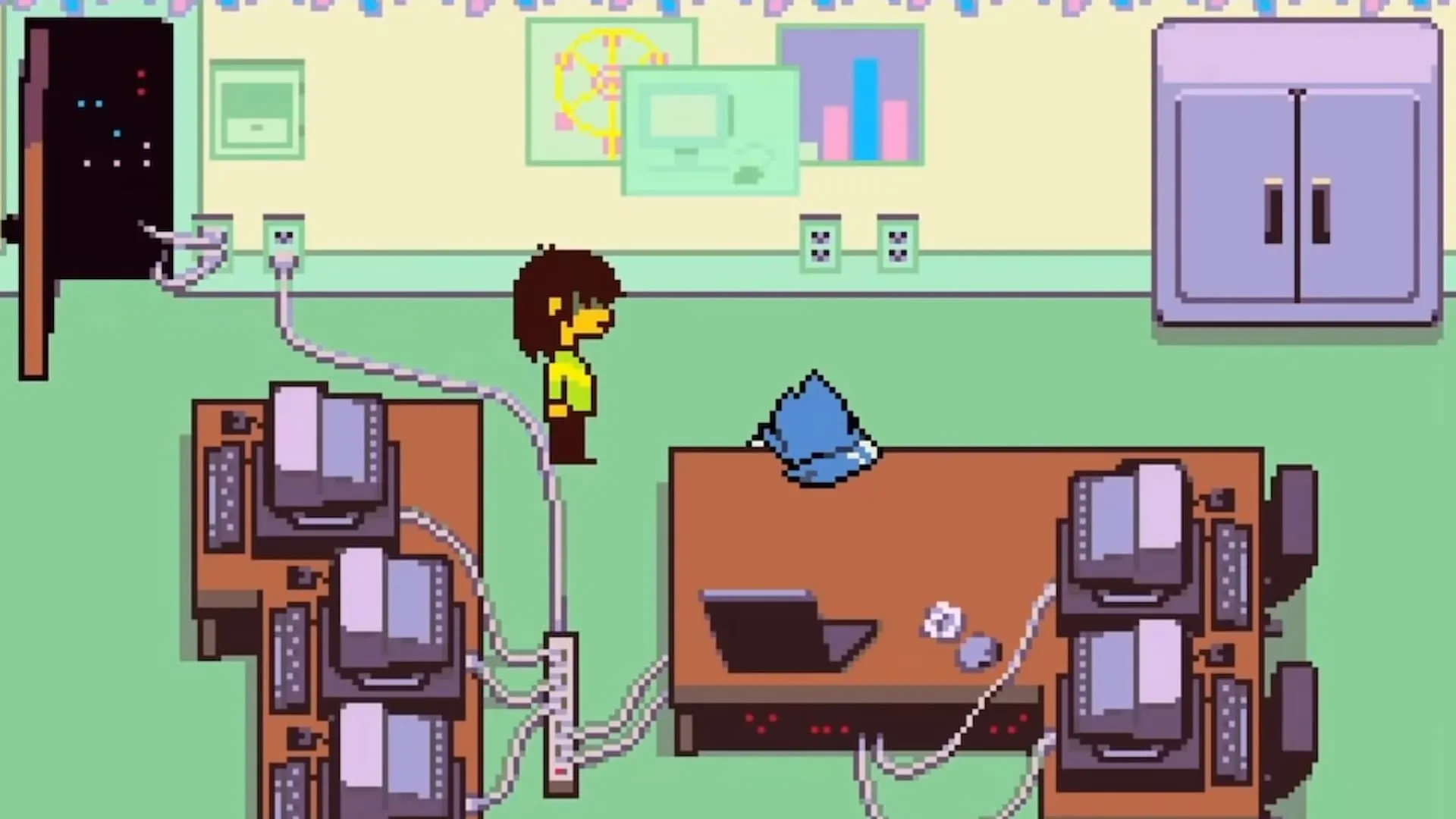 Berdly bị đóng băng trong tuyến truyện Snowgrave của Deltarune, số phận của cậu vẫn là một dấu hỏi lớn