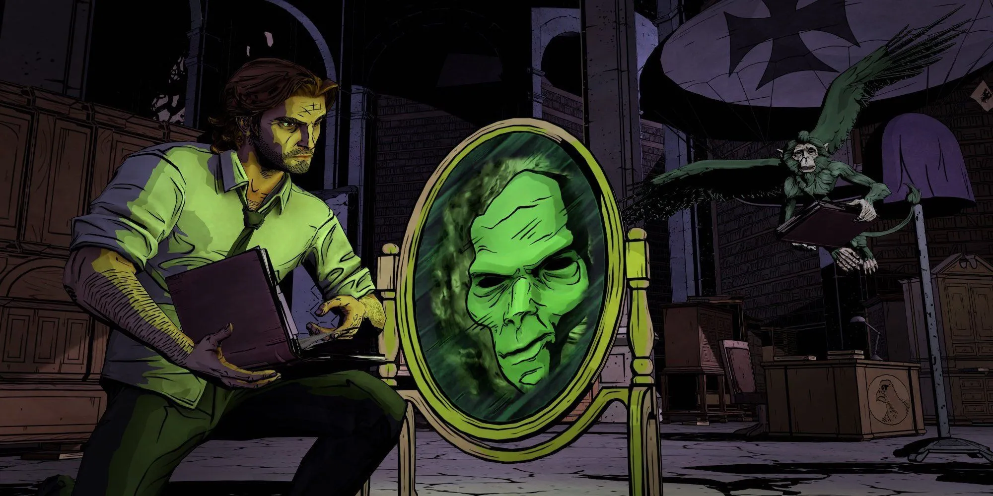 Bigby Wolf và chiếc gương thần trong The Wolf Among Us
