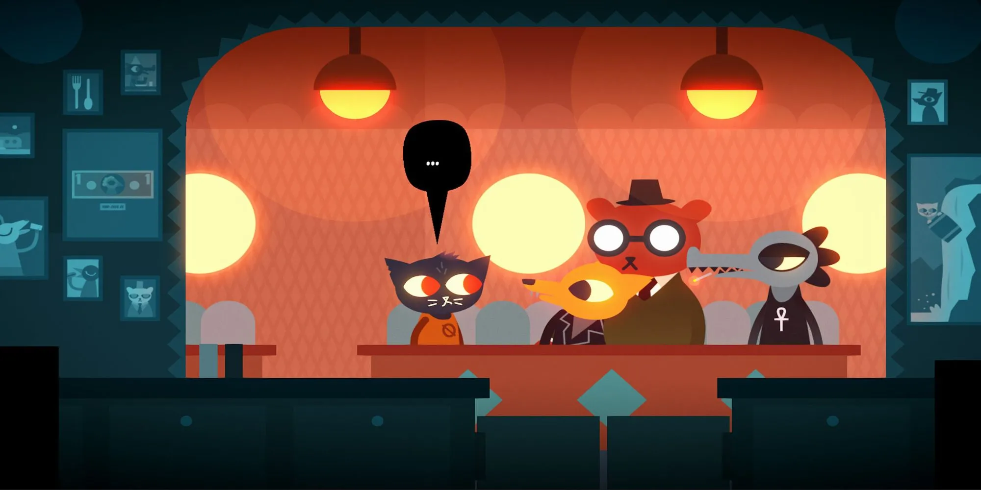 Các nhân vật chính trong Night in the Woods tụ tập cùng nhau