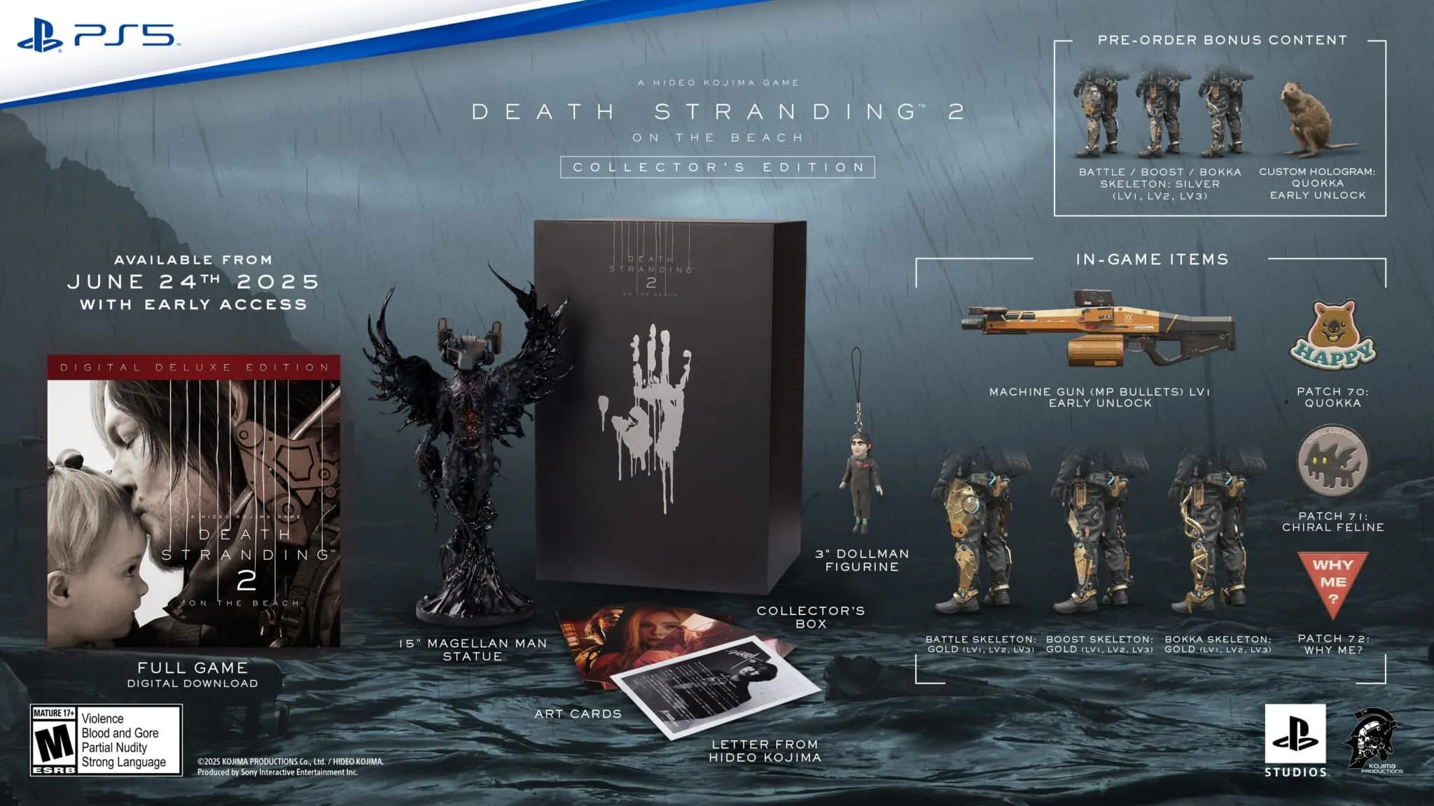 Các phiên bản Death Stranding 2 On The Beach bao gồm cả Collector's Edition
