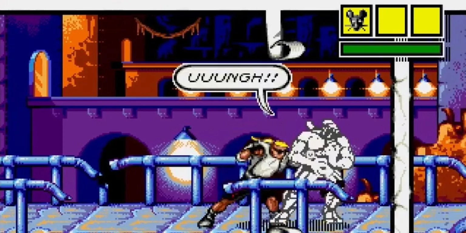 Cảnh chiến đấu trong Comix Zone