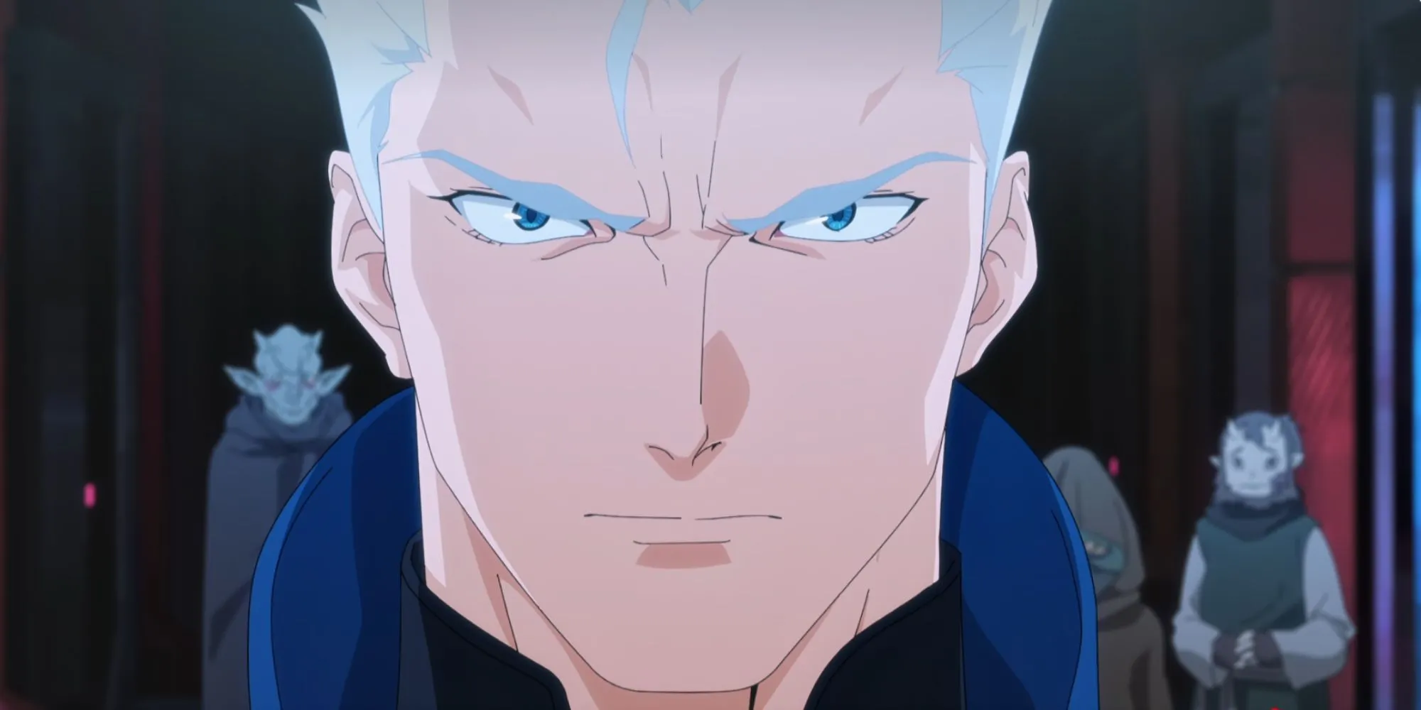 Cảnh chiến đấu trong tập cuối &quot;A River Of Blood And Fire&quot; của Devil May Cry Netflix giữa Dante, Lady và White Rabbit
