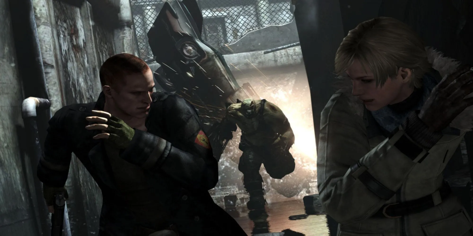 Cảnh gameplay hành động trong game Resident Evil 6