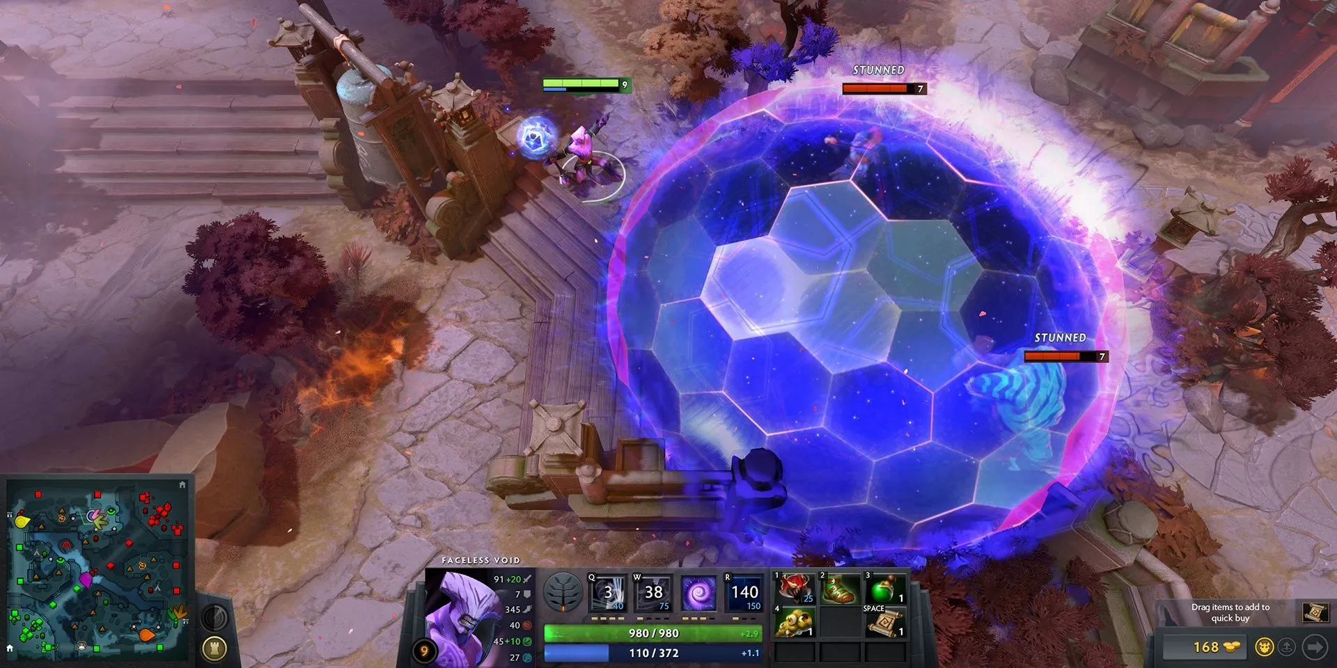 Cảnh giao tranh tổng trong game MOBA Dota 2