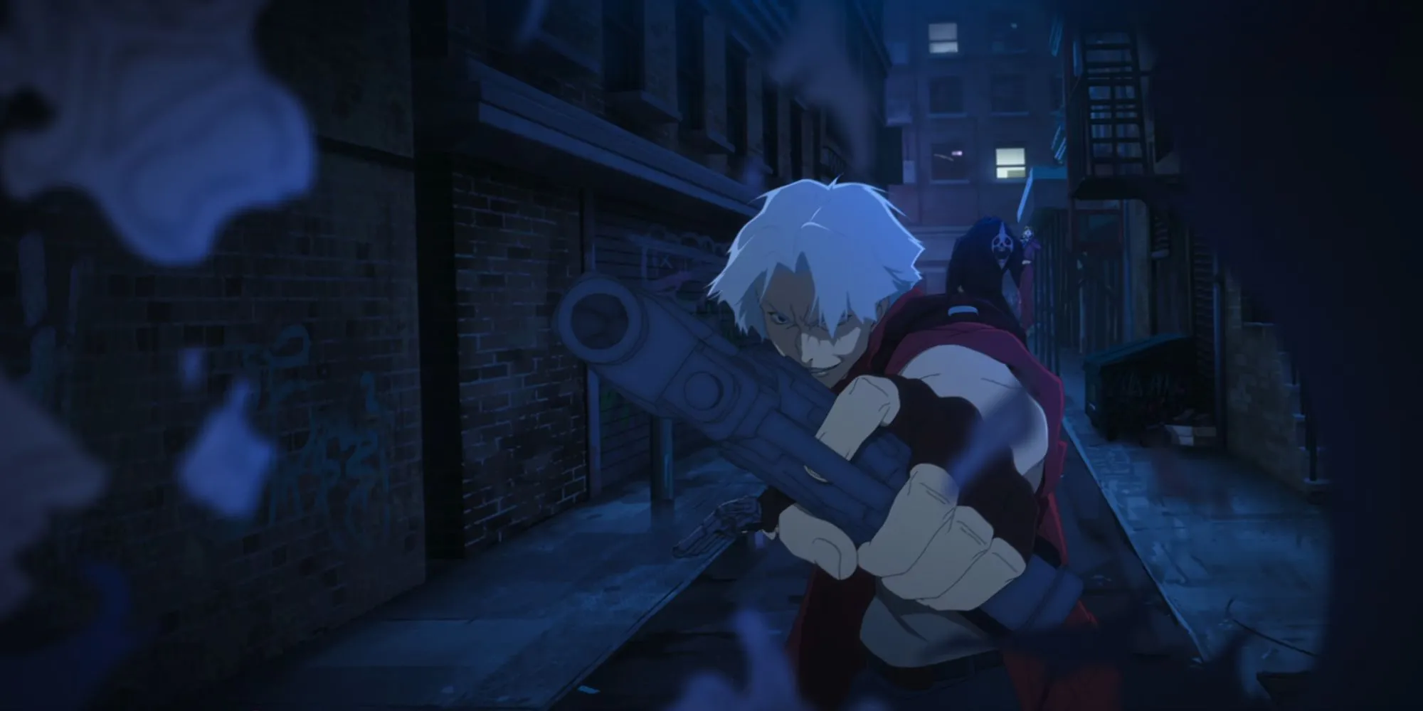 Cảnh giới thiệu bối cảnh tập 1 &quot;Inferno&quot; của series Devil May Cry Netflix, tập trung vào thế giới chính trị DARKCOM