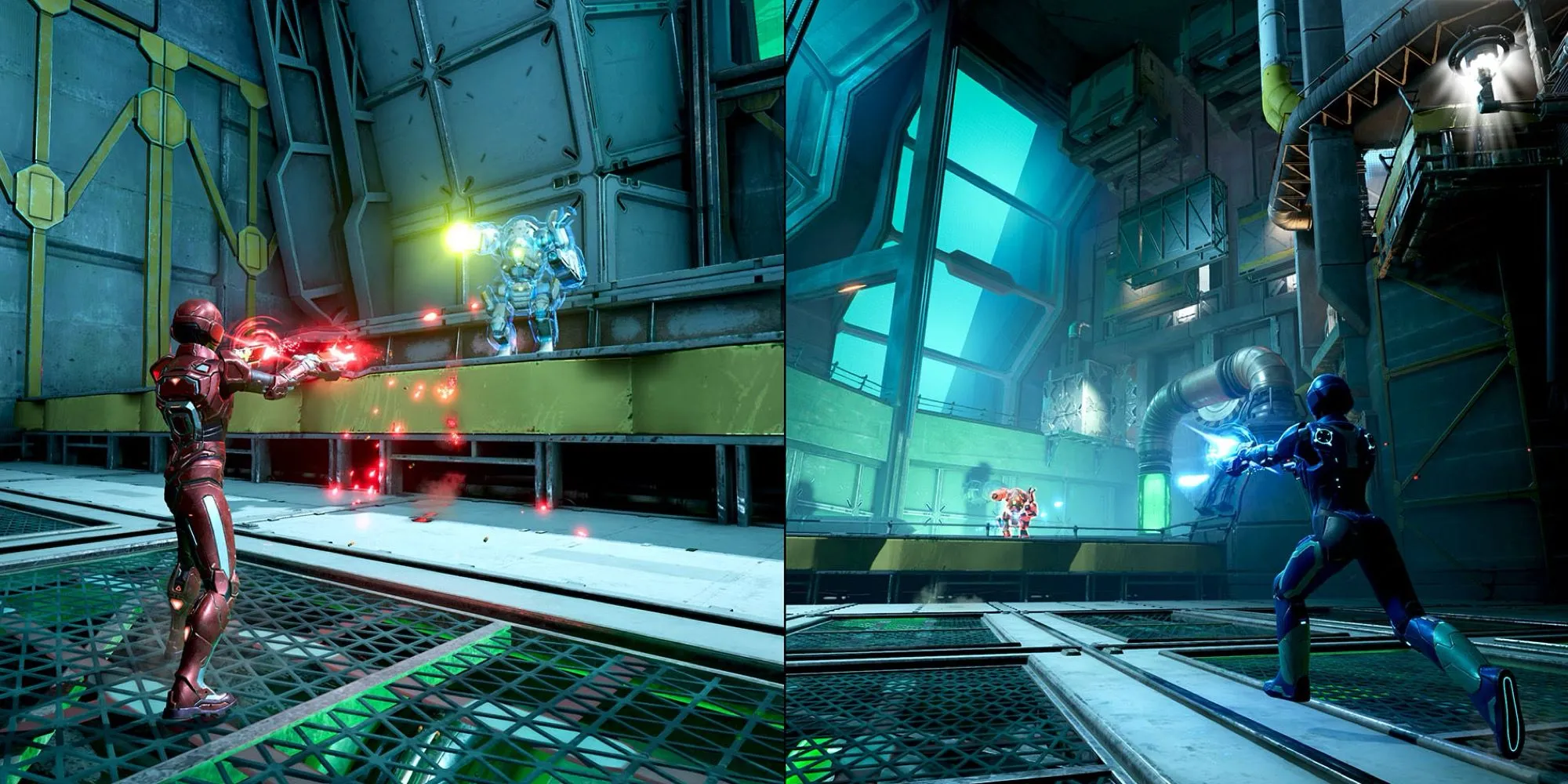 Cảnh platforming phối hợp giữa Mio và Zoe trong Split Fiction