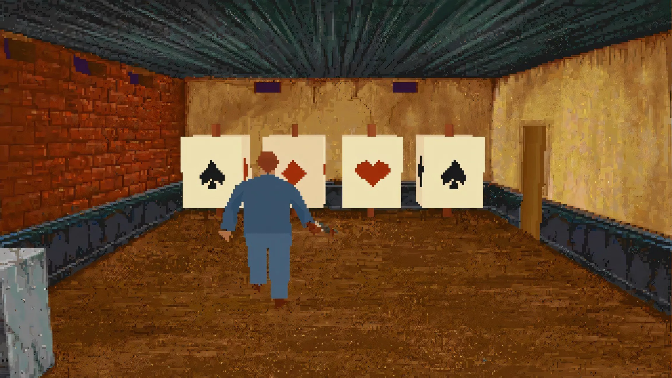 Chi tiết môi trường đồ họa PS1 trong Alone in the Dark 2