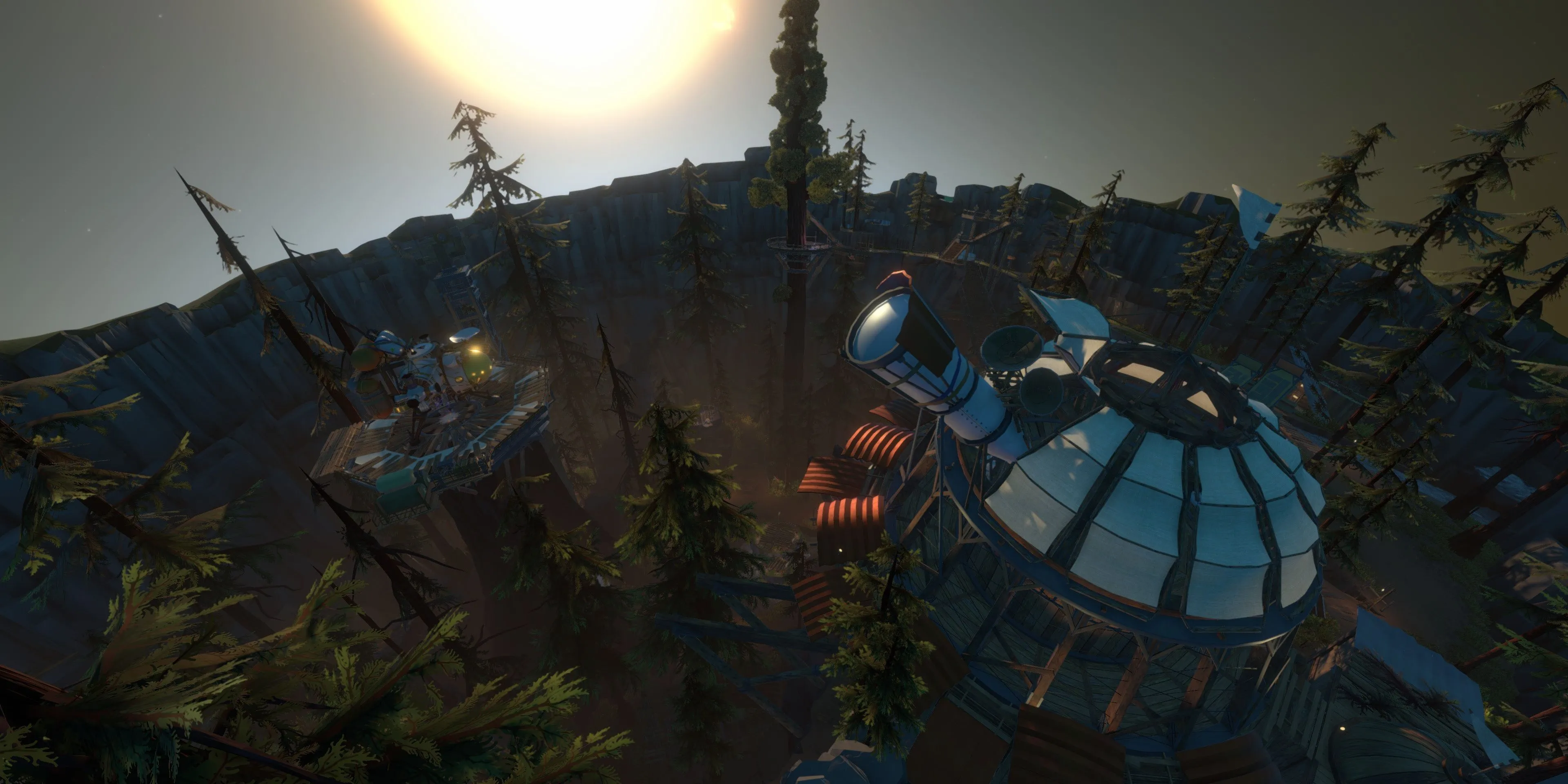 Đài thiên văn trên hành tinh Timber Hearth trong game Outer Wilds