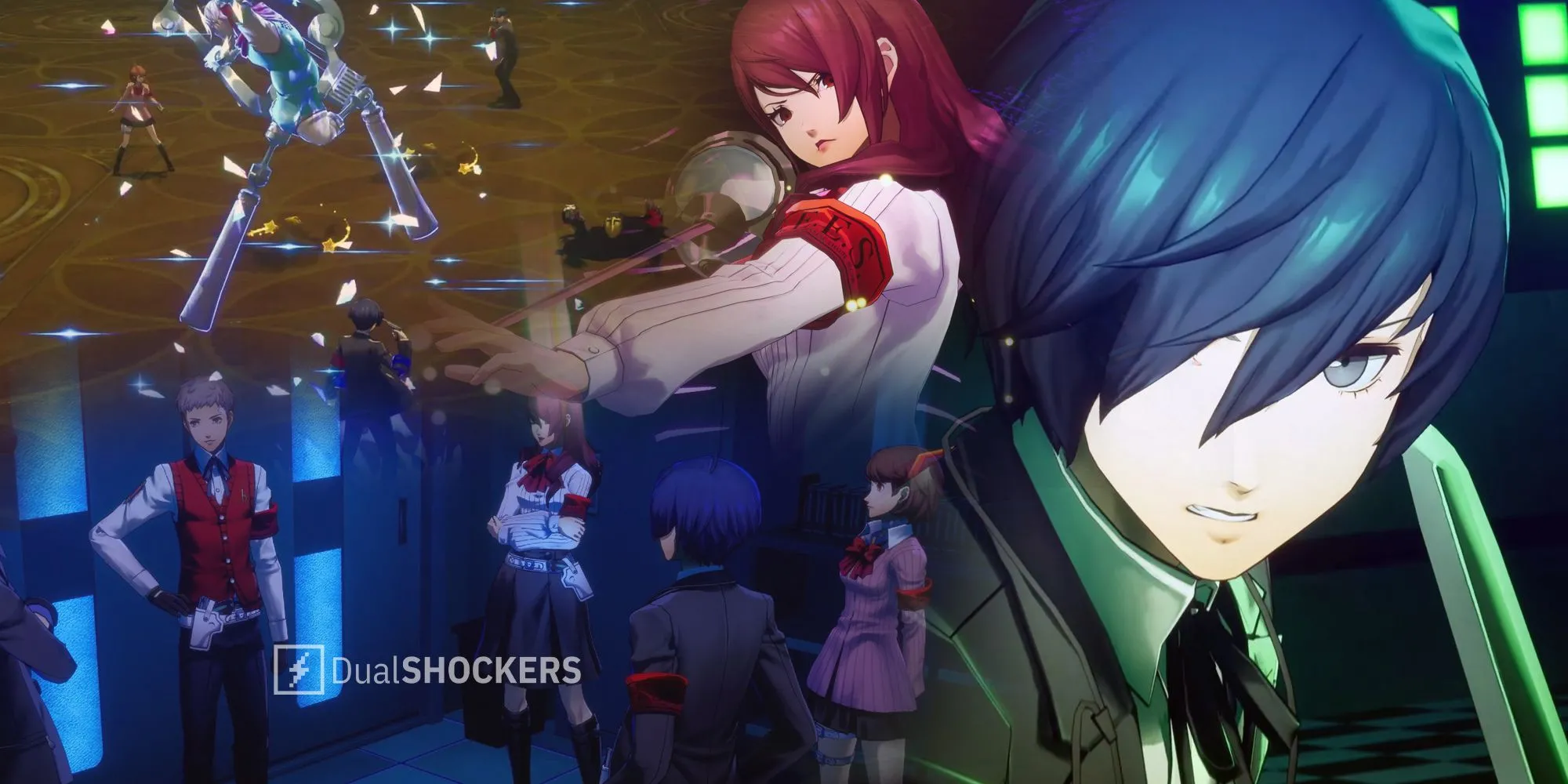 Dàn nhân vật chính của S.E.E.S. trong Persona 3 Reload, những người chống lại Bệnh vô cảm