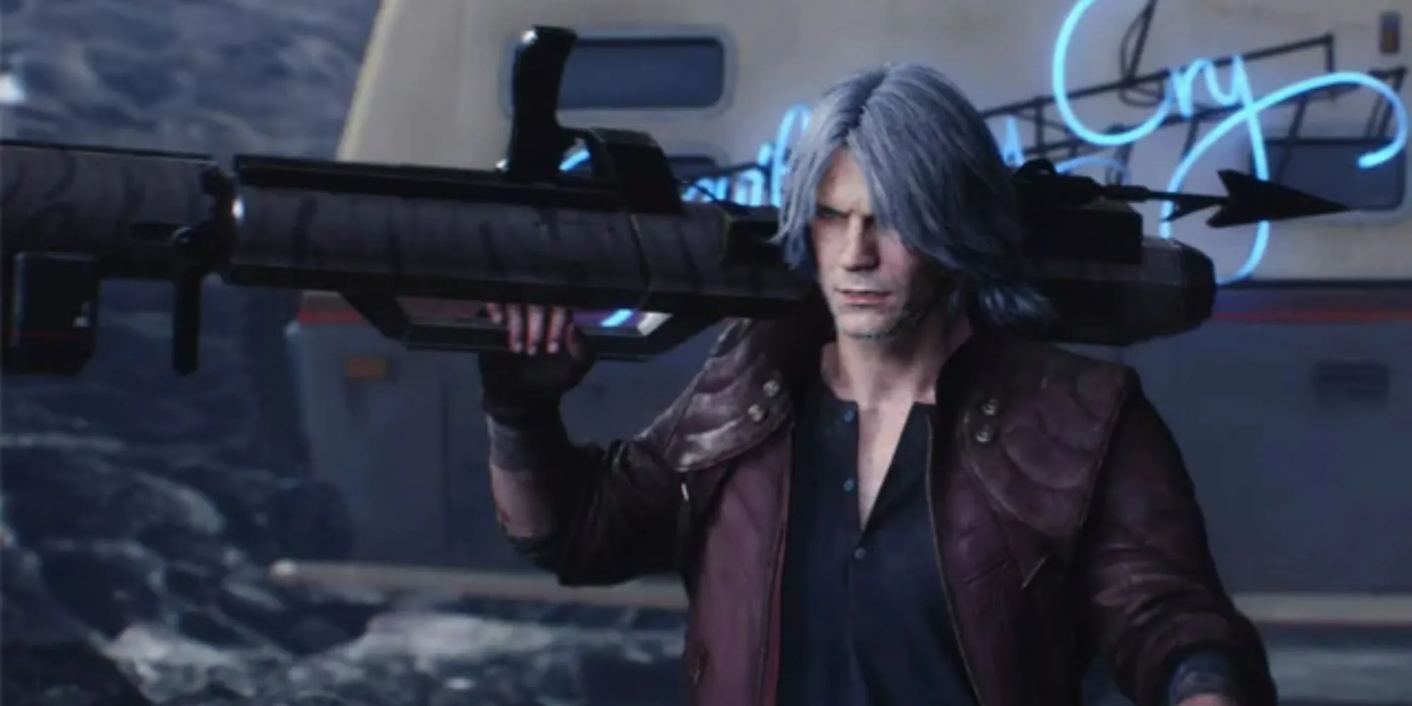 Dante trang bị song thủ Kalina Ann, hai khẩu phóng lựu mạnh mẽ trong Devil May Cry 5