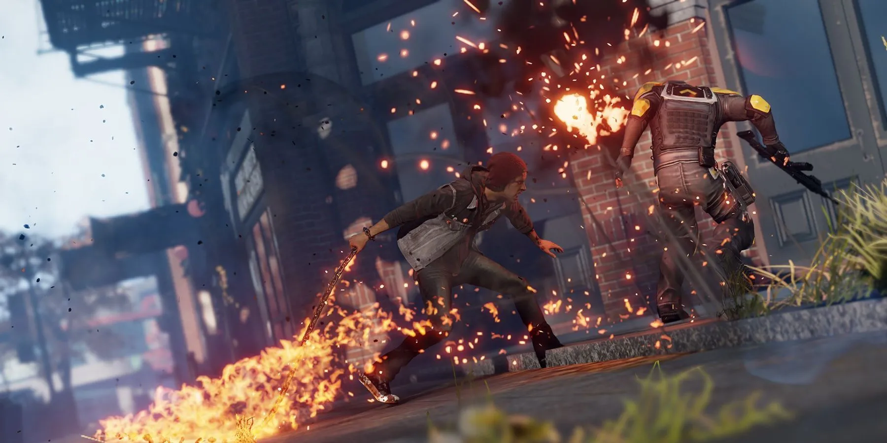 Delsin Rowe nhân vật chính Infamous Second Son với sức mạnh neon
