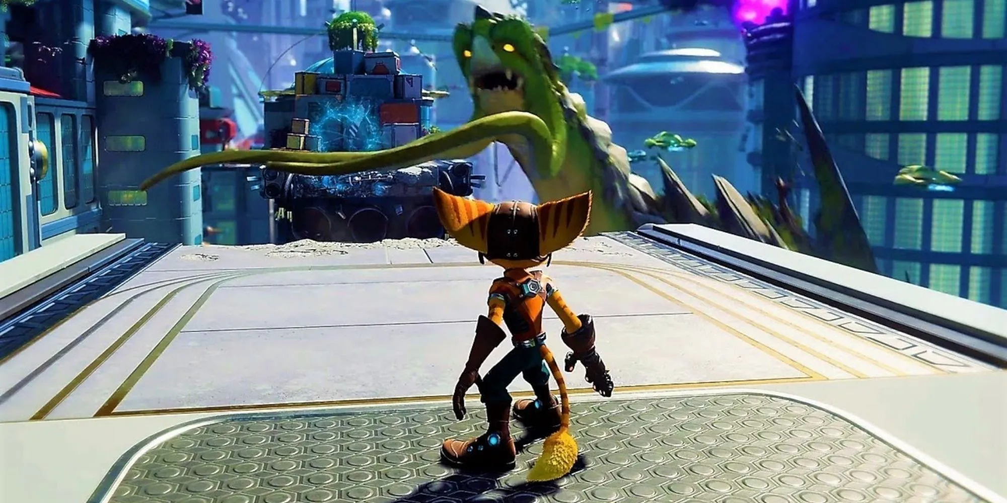 Đồ họa tuyệt đẹp trong Ratchet &amp; Clank Rift Apart trên PS5
