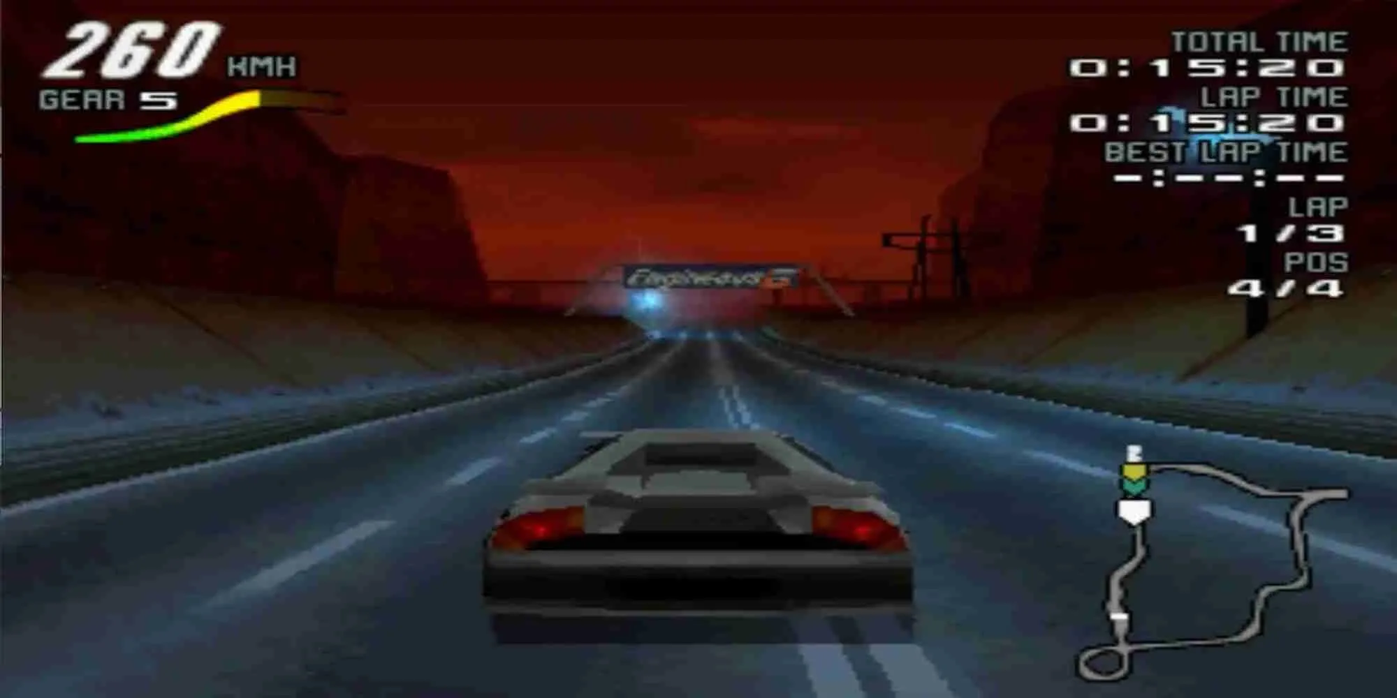 Đường đua tương lai đầy thử thách trong game Motorhead PS1