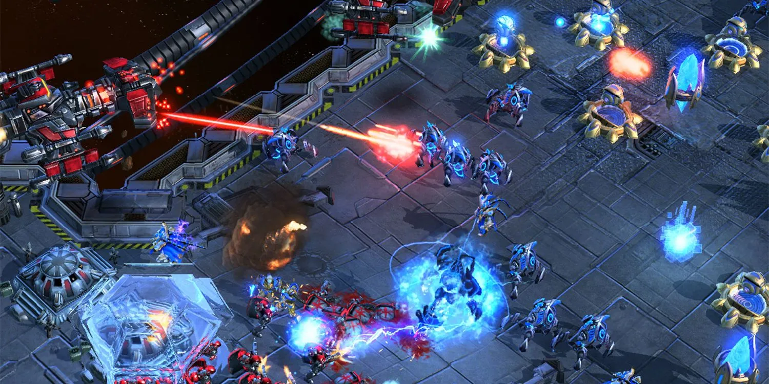 Gameplay của StarCraft II với các đơn vị chiến đấu