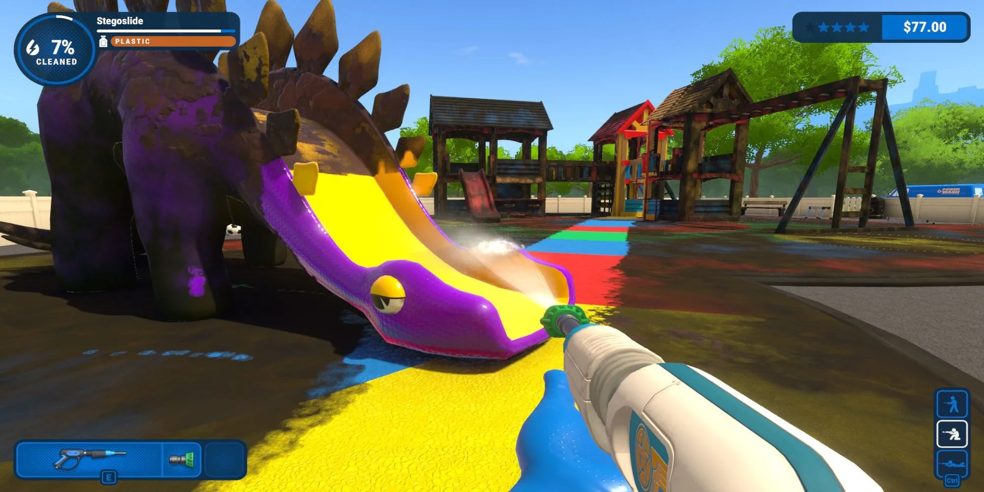 Giao diện game Powerwash Simulator trên Steam