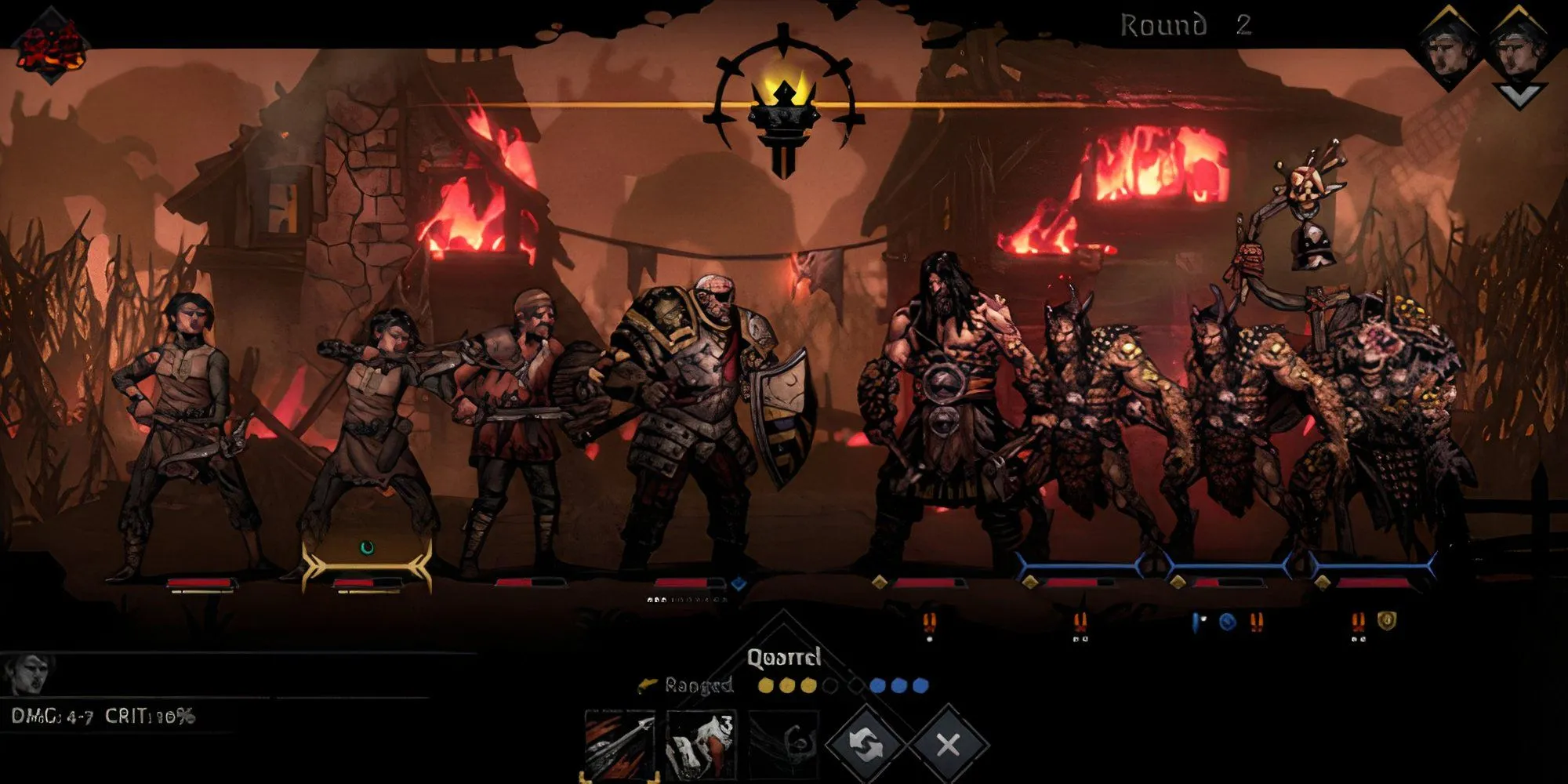 Giao tranh căng thẳng trong Darkest Dungeon 2 đòi hỏi quản lý stress hiệu quả