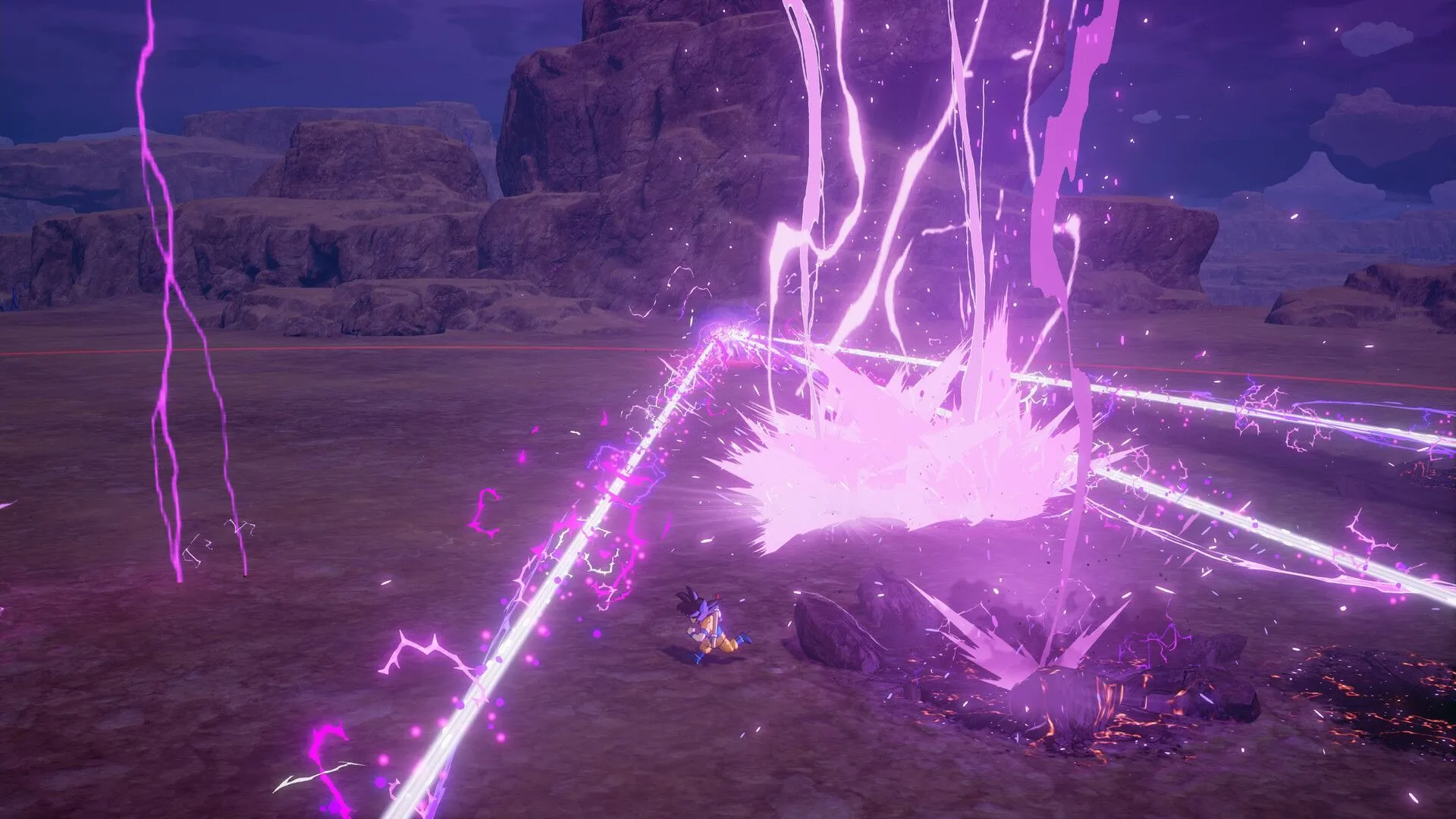 Goku tí hon và đồng đội trong DLC Dragon Ball Z Kakarot Daima