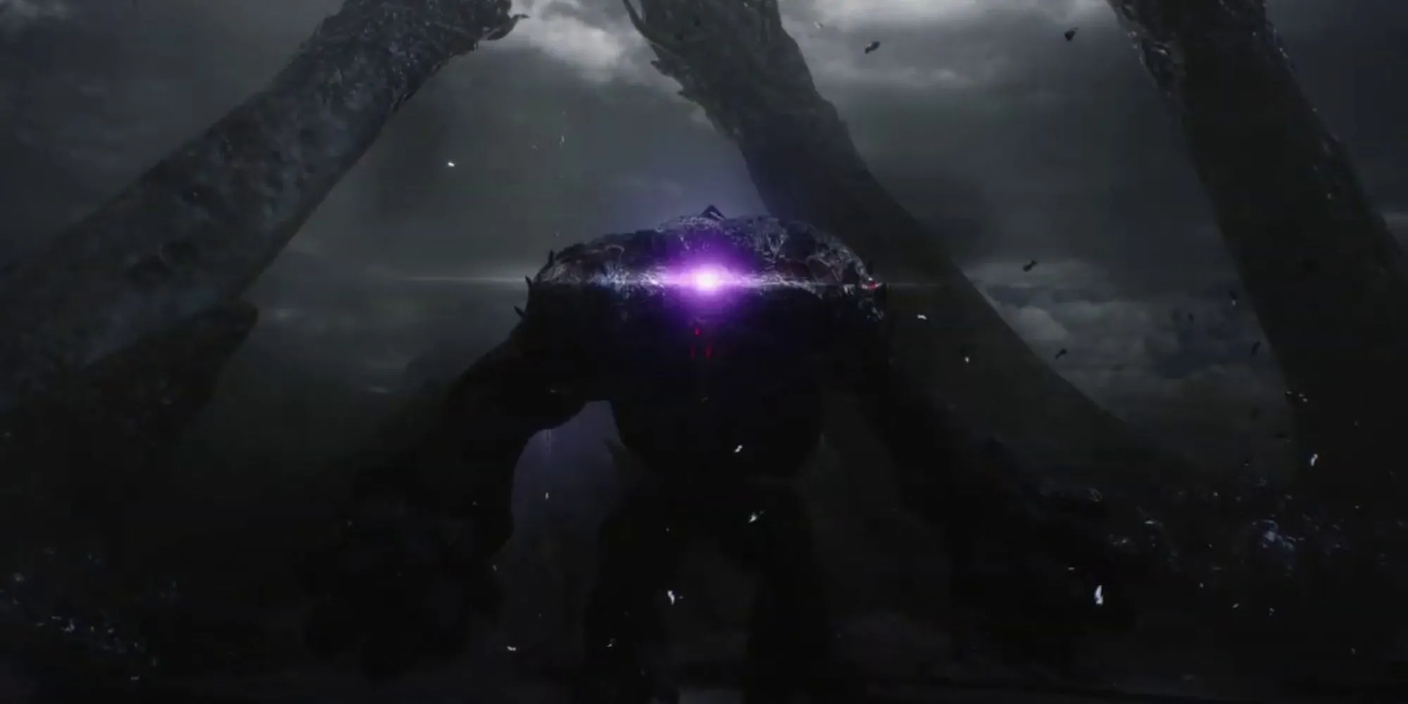 Golem Nightmare, vũ khí tối thượng của V trong DMC5, đang bắn tia laser hủy diệt