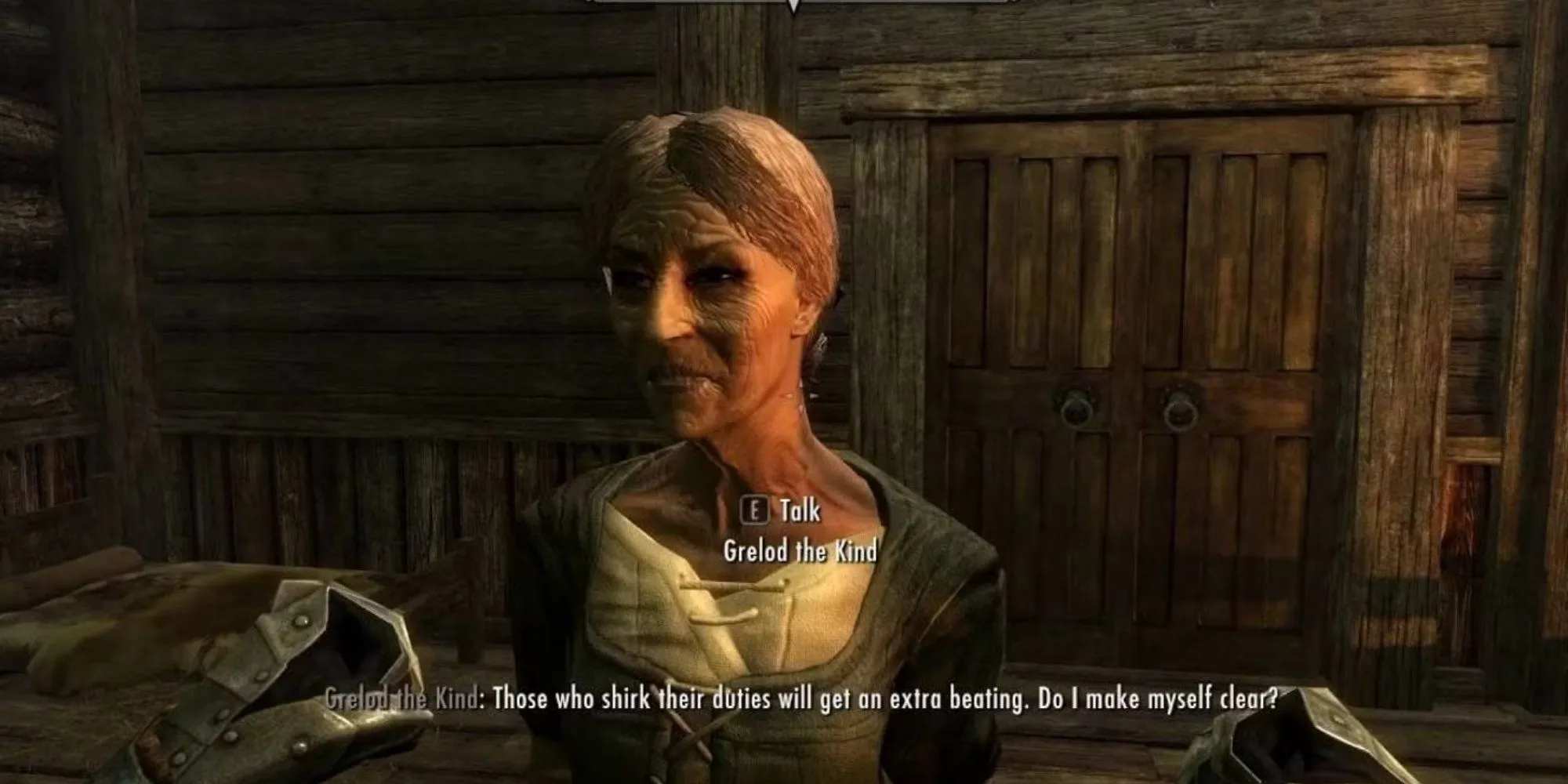 Grelod the Kind không phải là một người tốt bụng trong Skyrim.