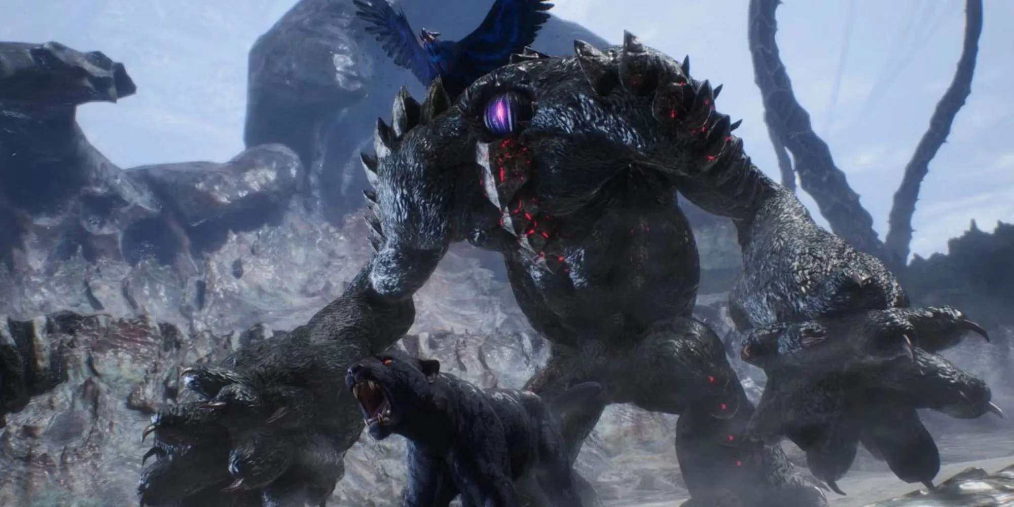 Griffon, Shadow và Nightmare trong Devil May Cry 5, bộ ba quỷ thú của V