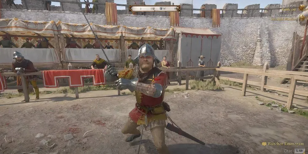 Henry đấu kiếm với Sư phụ Nicholas trong Kingdom Come: Deliverance 2