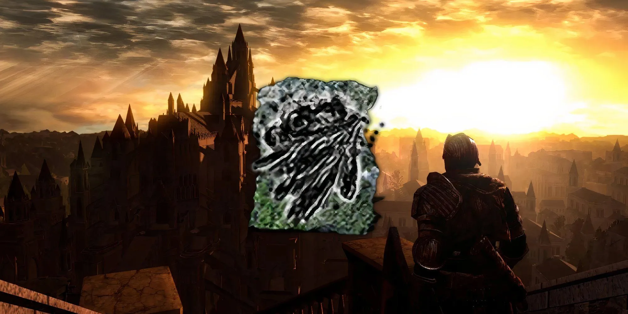 Hiệu ứng phép thuật Dark Bead được thi triển trong Dark Souls 1