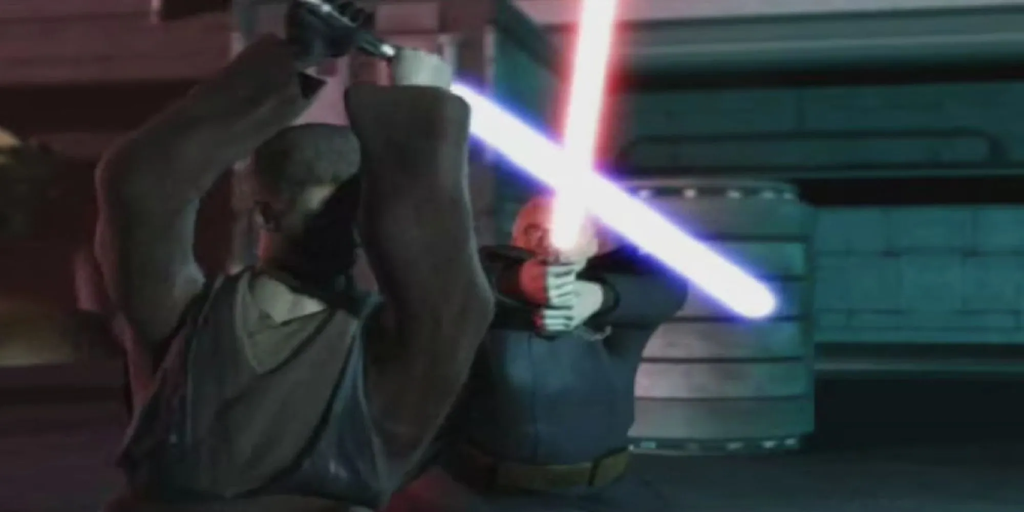 Hình ảnh Anakin Skywalker đối đầu Count Dooku trong Star Wars: The Clone Wars