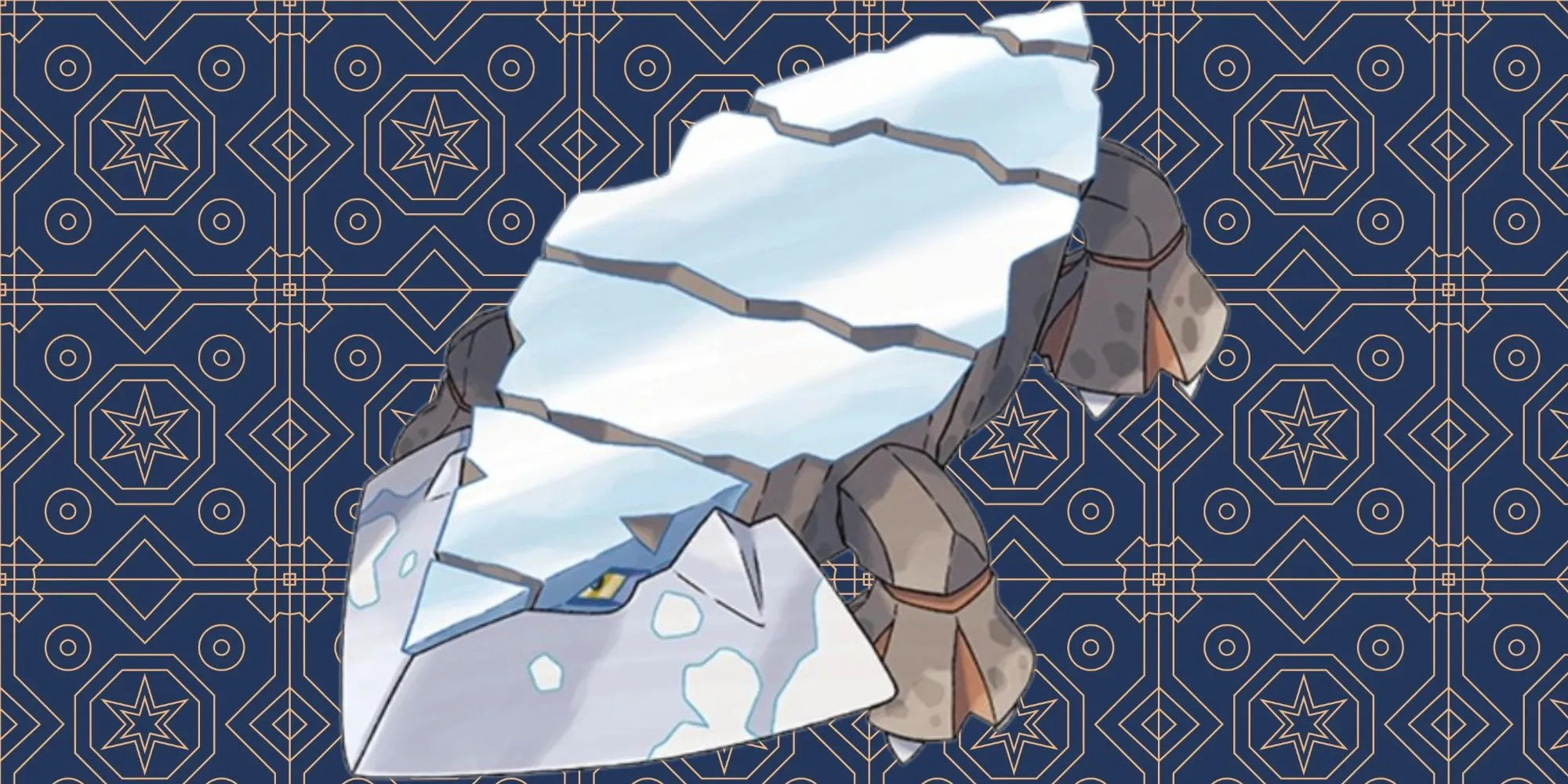 Hình ảnh Avalugg Hisui, Pokémon hệ Băng/Đá với chiếc hàm khổng lồ trong Pokémon Legends Arceus