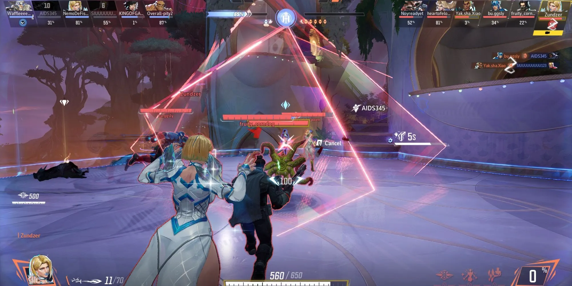 Hình ảnh Emma Frost trong game Marvel Rivals sau khi cửa hàng được cập nhật