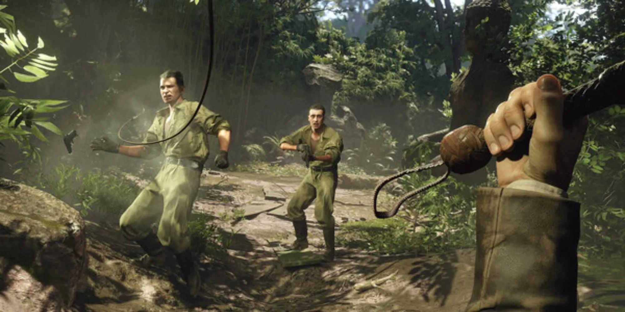 Hình ảnh Indiana Jones trong game The Great Circle cho thấy đồ họa chi tiết