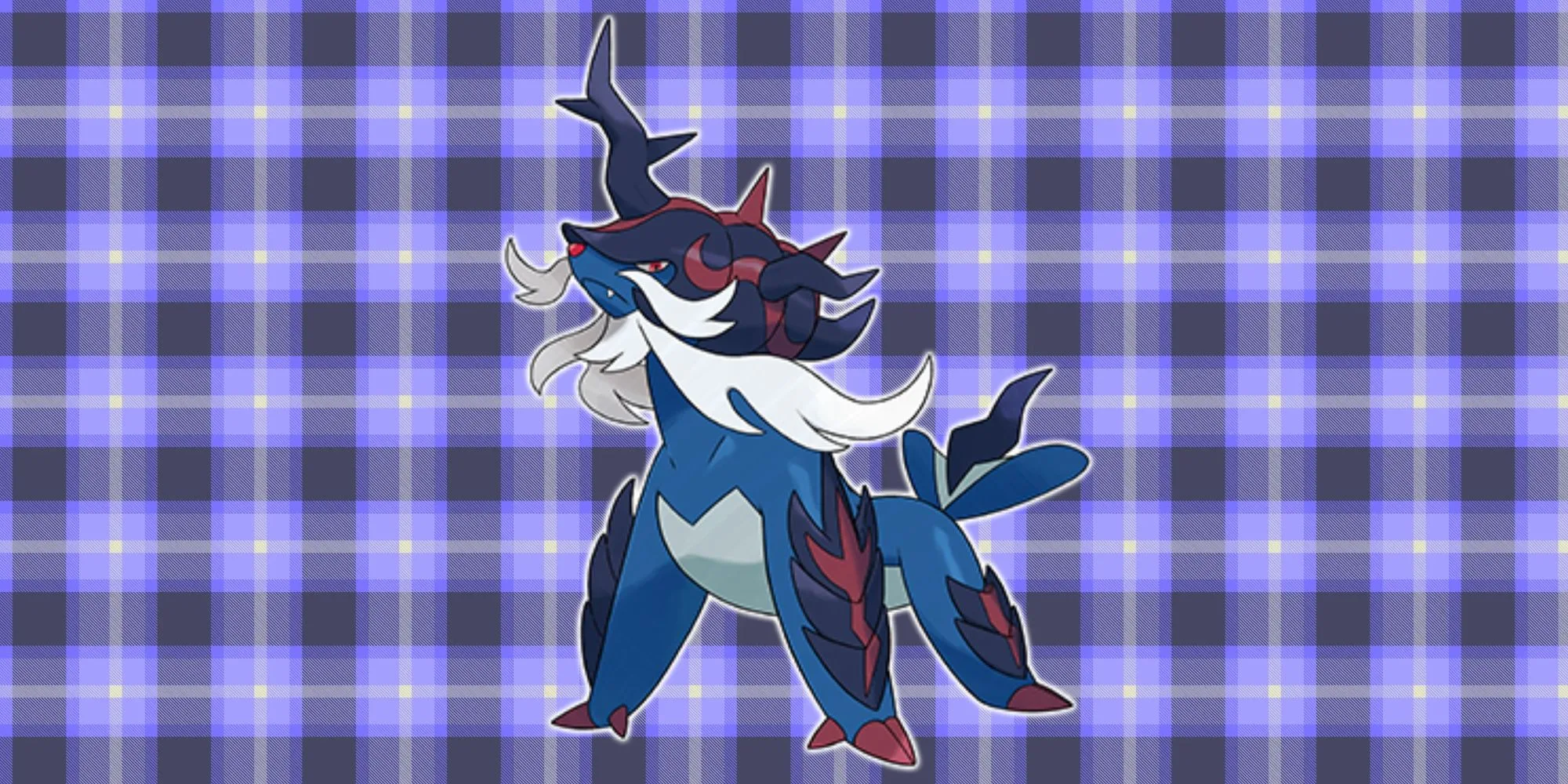 Hình ảnh Samurott Hisui, dạng tiến hóa cuối cùng của Oshawott Hisui, Pokémon hệ Nước/Bóng tối trong Pokémon Legends Arceus