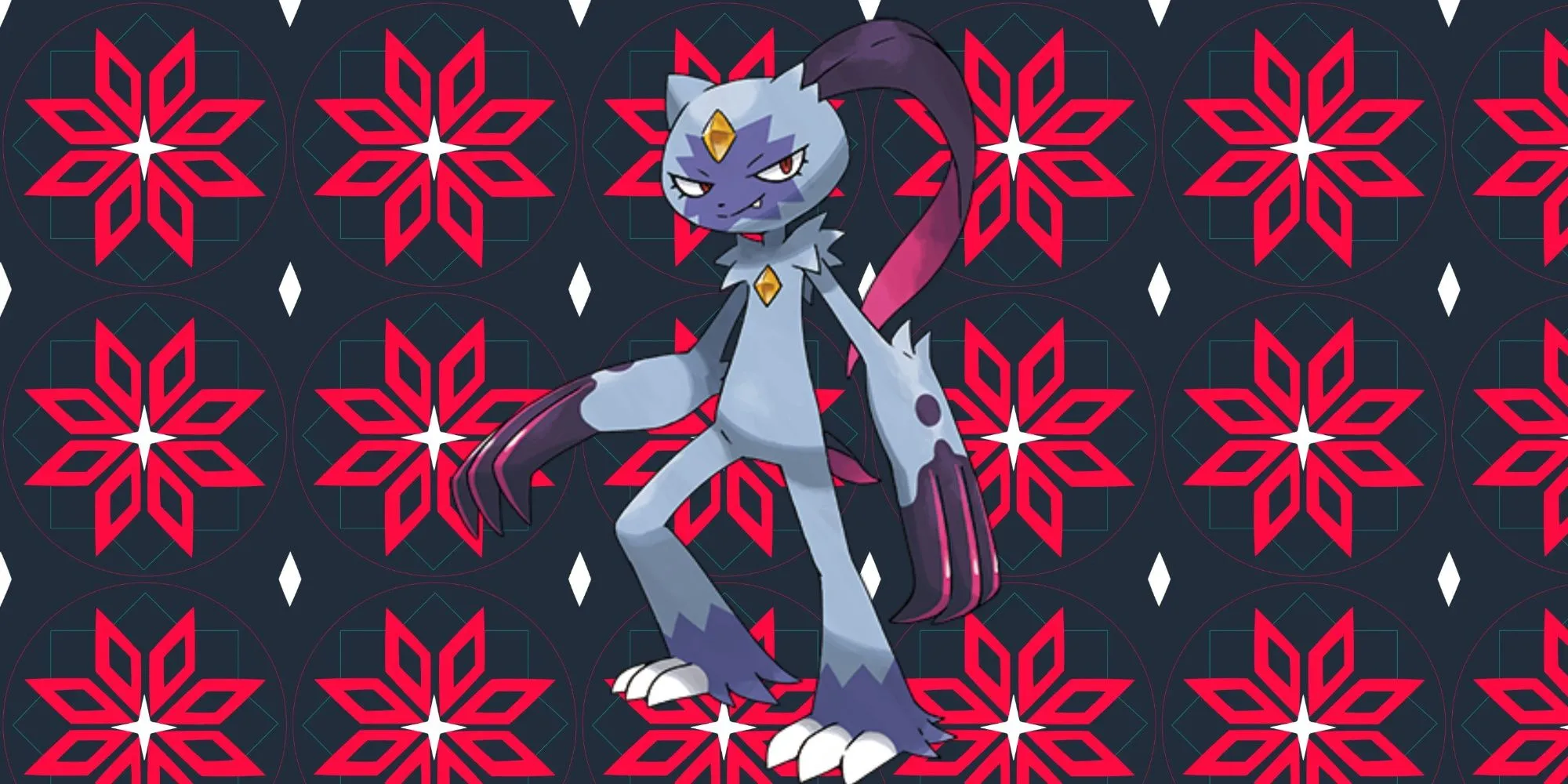 Hình ảnh Sneasler, dạng tiến hóa của Sneasel Hisui, Pokémon hệ Giác đấu/Độc trong Pokémon Legends Arceus