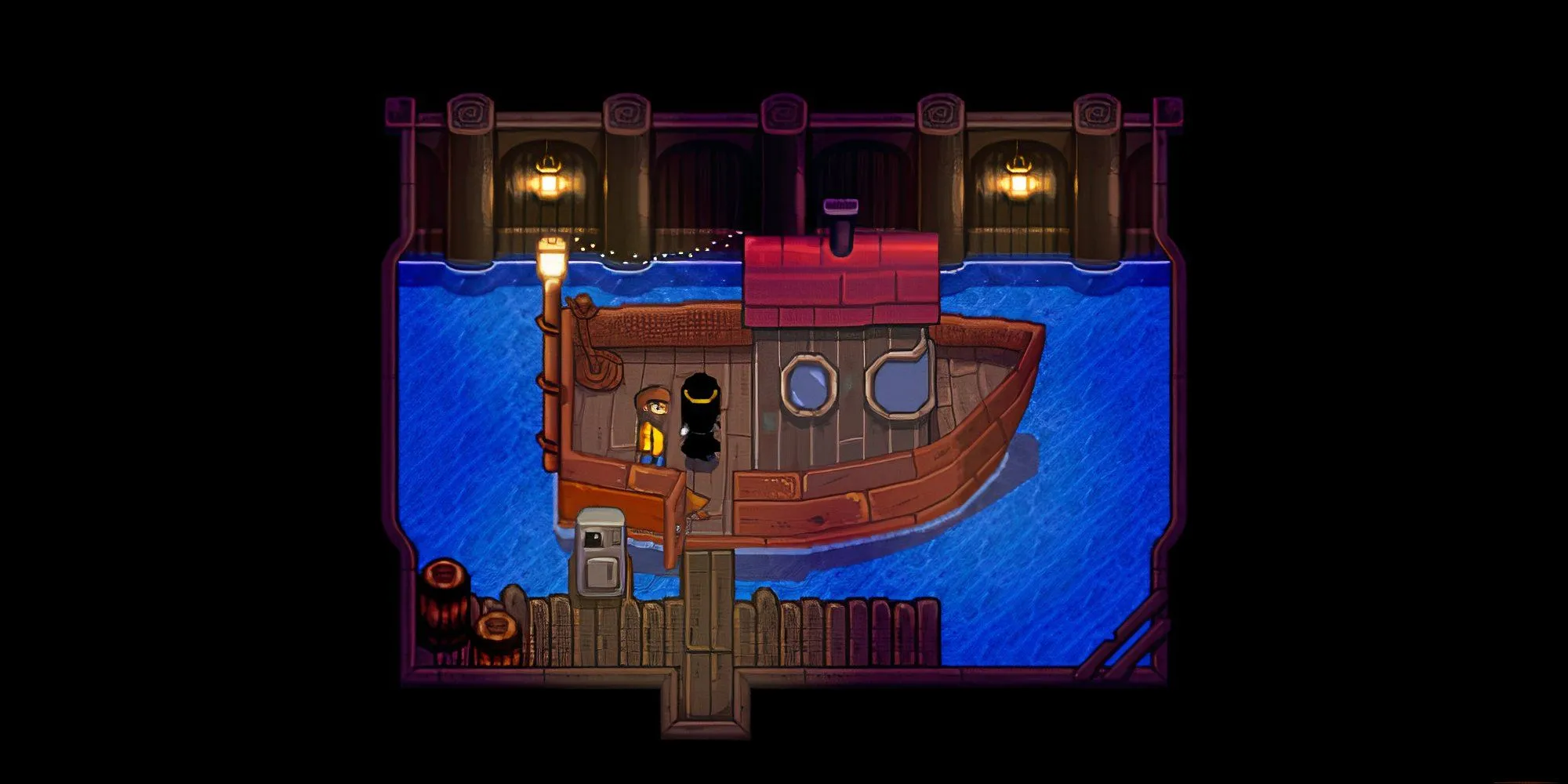 Hướng Dẫn Chi Tiết Nhiệm Vụ "Mặt Dây Chuyền Cướp Biển" Của Birdie Trong Stardew Valley 1 Hình ảnh thuyền câu cũ của Willy trong Stardew Valley cần được sửa chữa để đến Đảo Gừng.