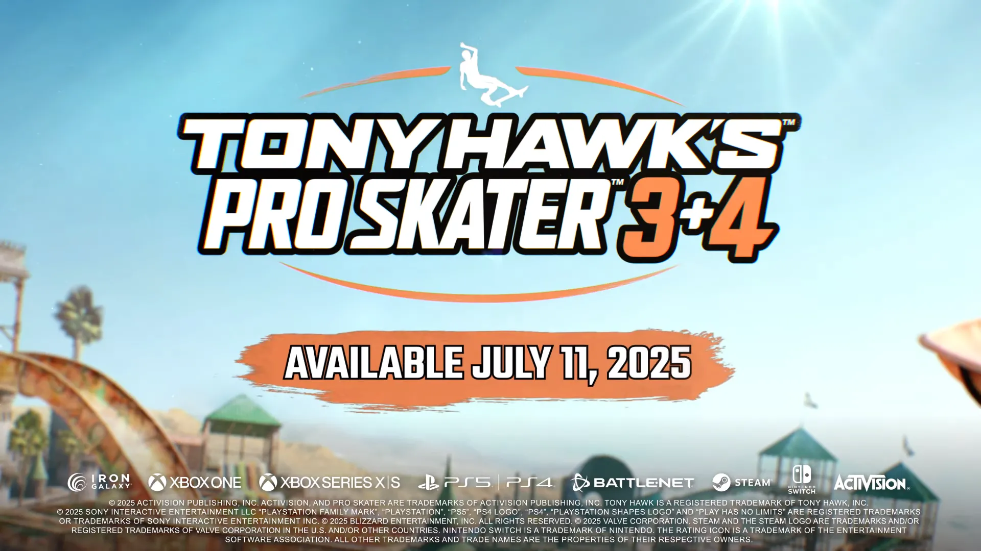 Hình ảnh Tony Hawk trong trailer giới thiệu Tony Hawk's Pro Skater 3 + 4