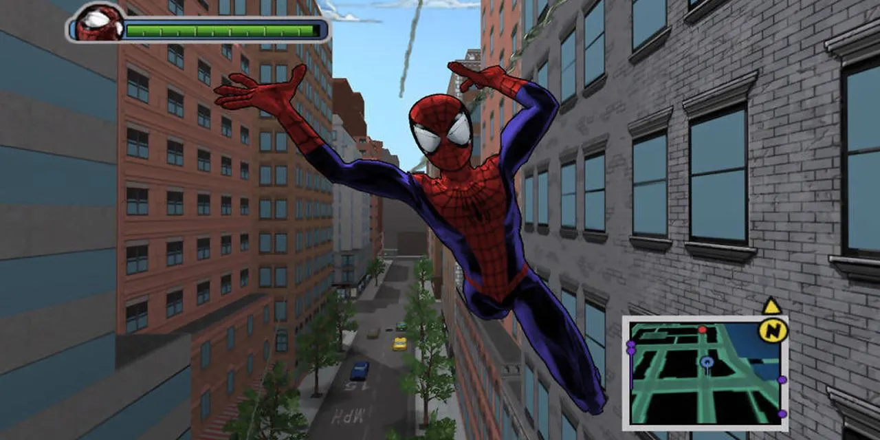 Hình ảnh từ game Ultimate Spider-Man