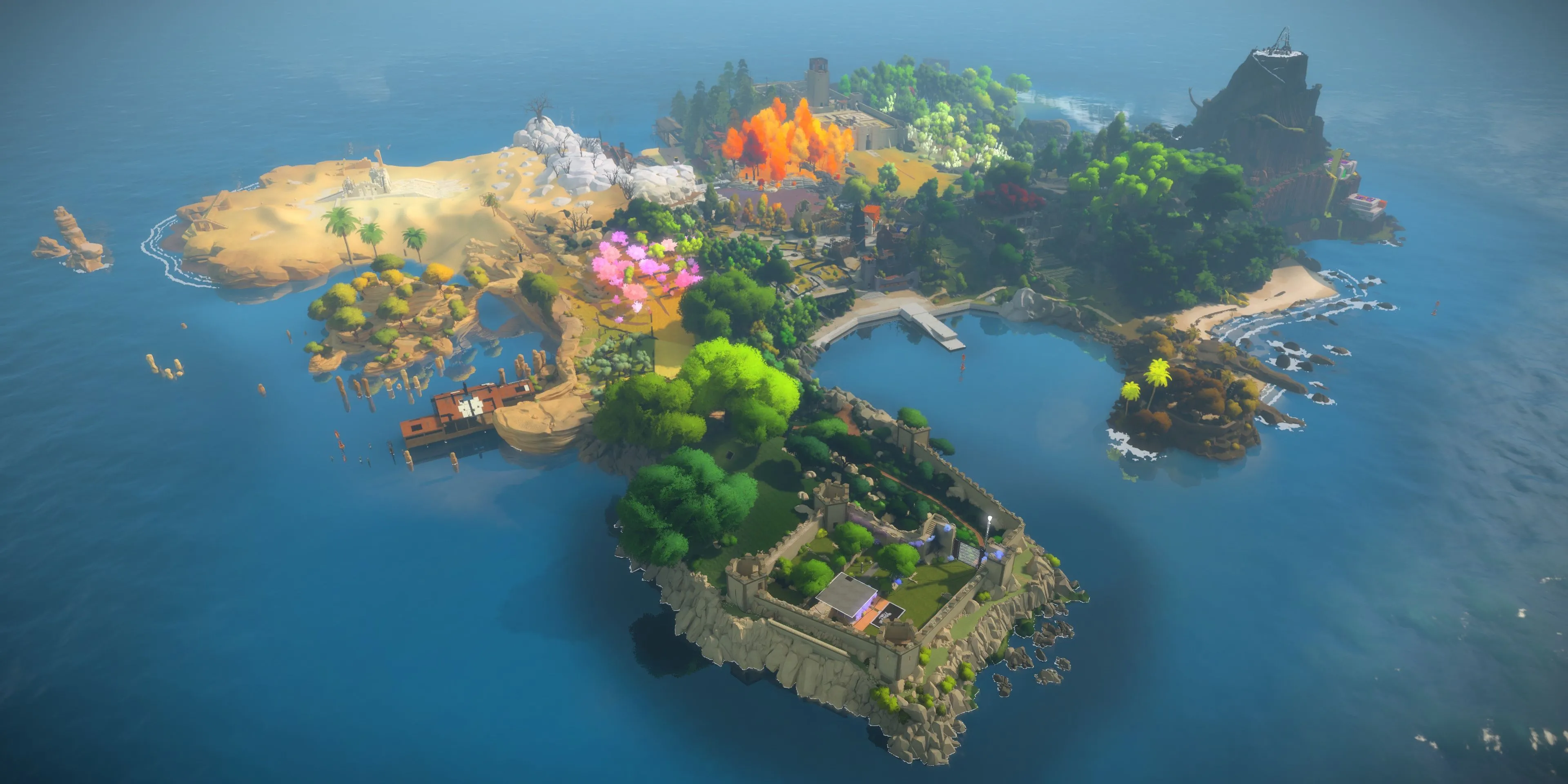 Hòn đảo đầy rẫy câu đố trong game The Witness