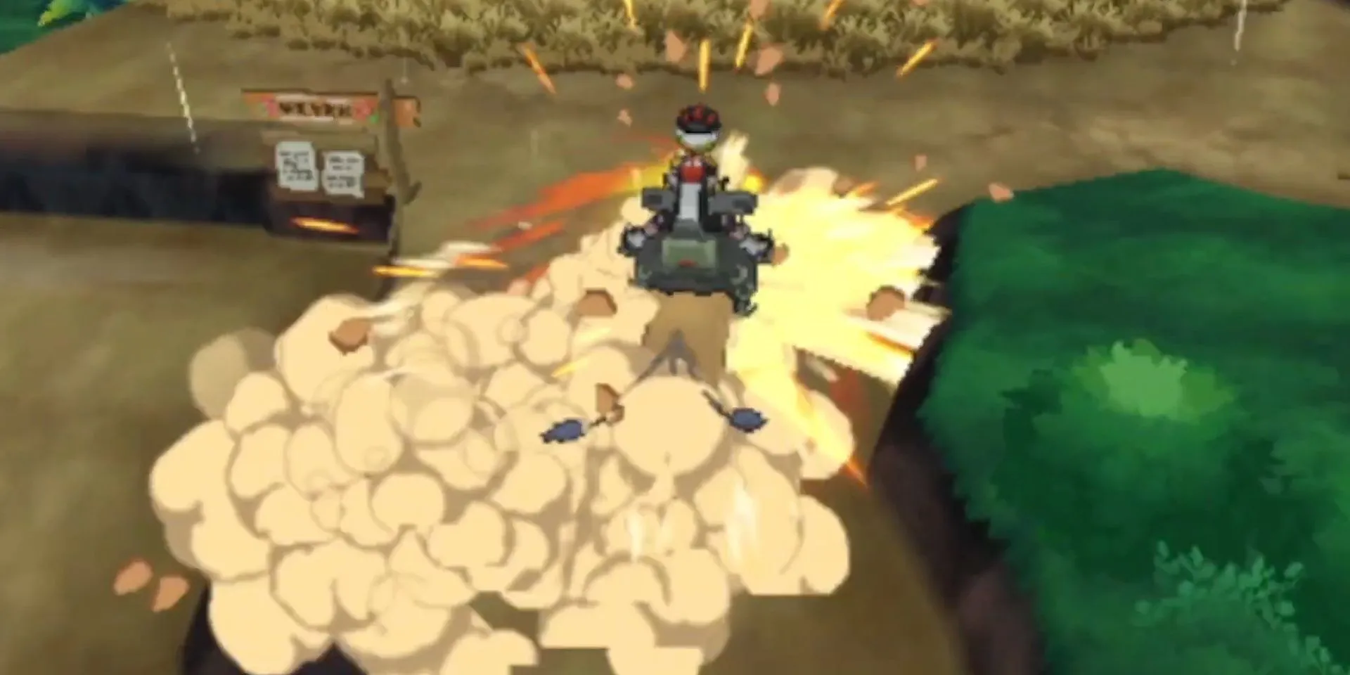 Huấn luyện viên cưỡi Tauros khám phá vùng Alola trong Pokemon Sun &amp; Moon