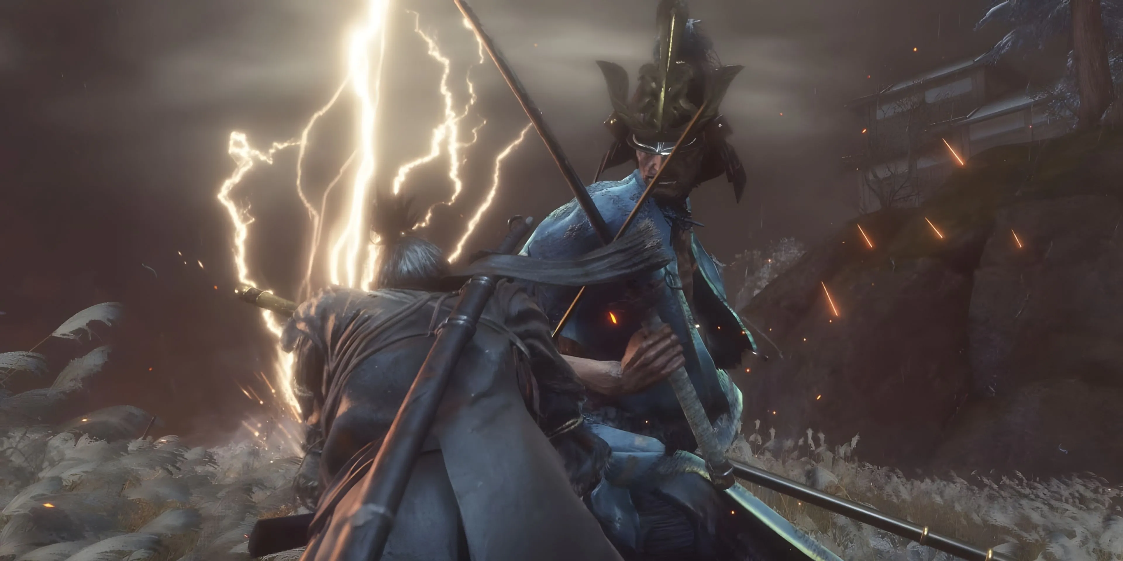 Isshin, the Sword Saint trong trận đấu trùm cuối Sekiro: Shadows Die Twice
