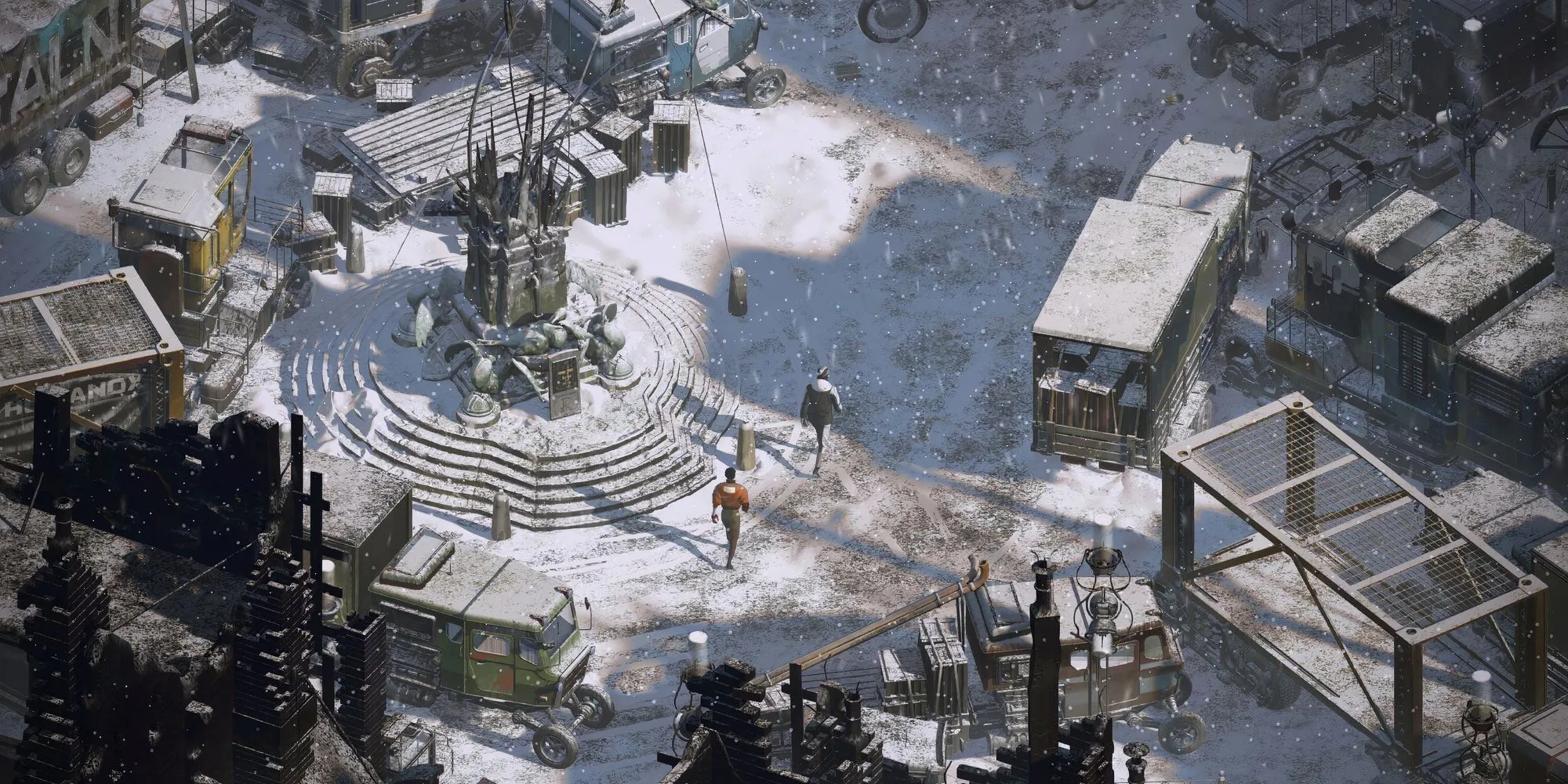 Khám phá bản đồ cùng Kim trong Disco Elysium