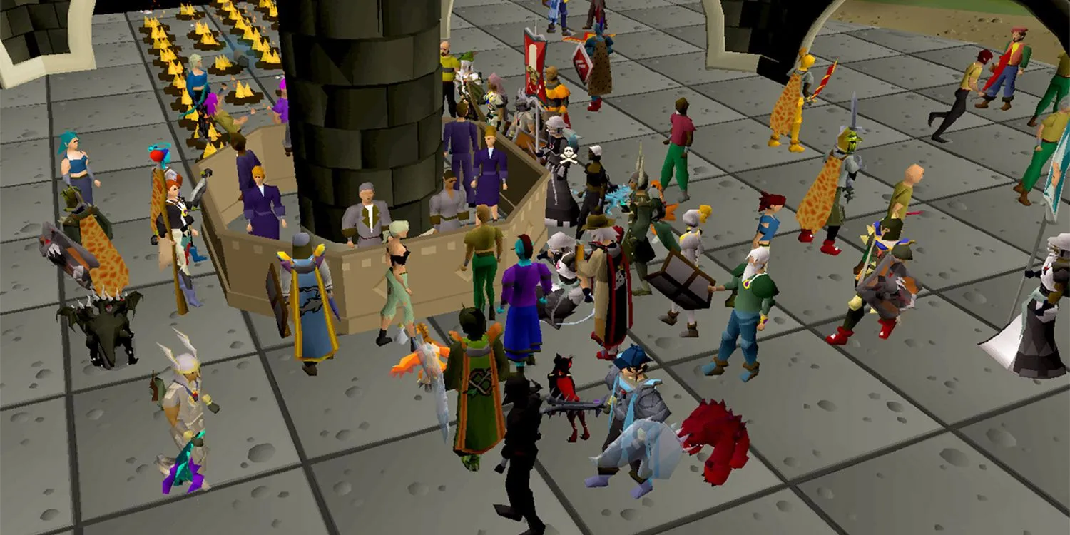 Khu vực đông đúc trong Old School RuneScape