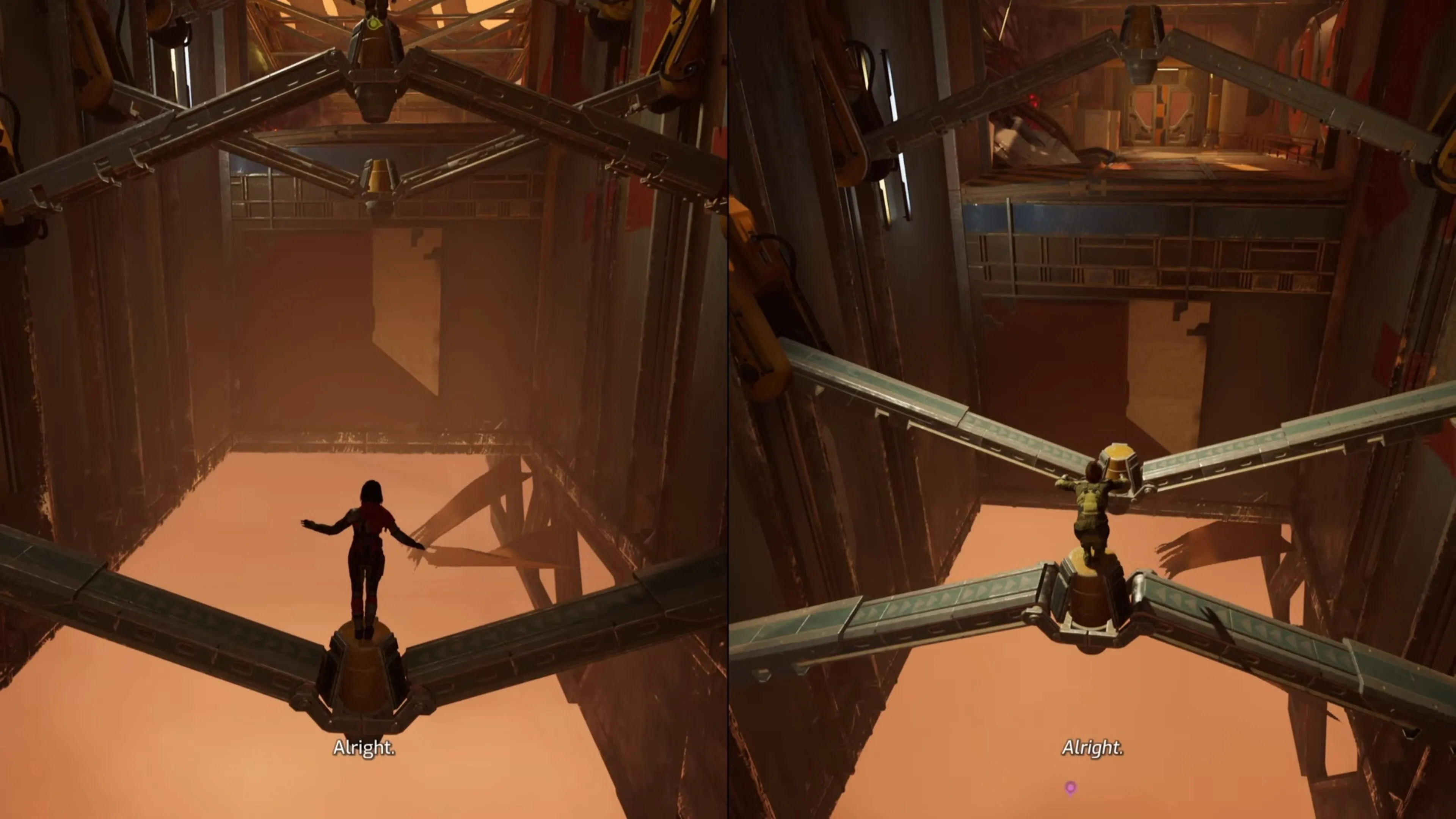 Khu vực thử thách kỹ năng platforming đa dạng trong Split Fiction