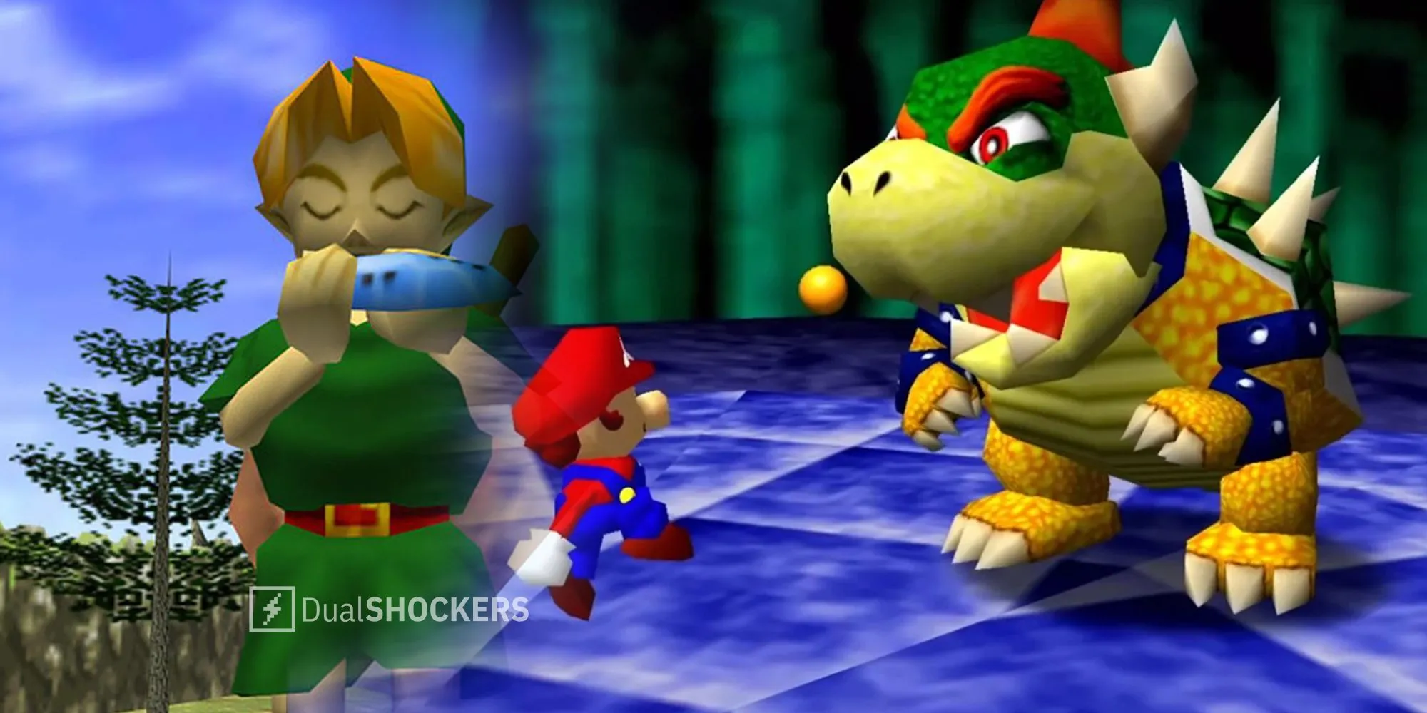Top 10 Game Có Thành Tích Speedrun Đáng Chinh Phục Nhất 1 Link trong Zelda Ocarina Of Time và Mario đối đầu Bowser trong Super Mario 64 - những tựa game speedrun kinh điển